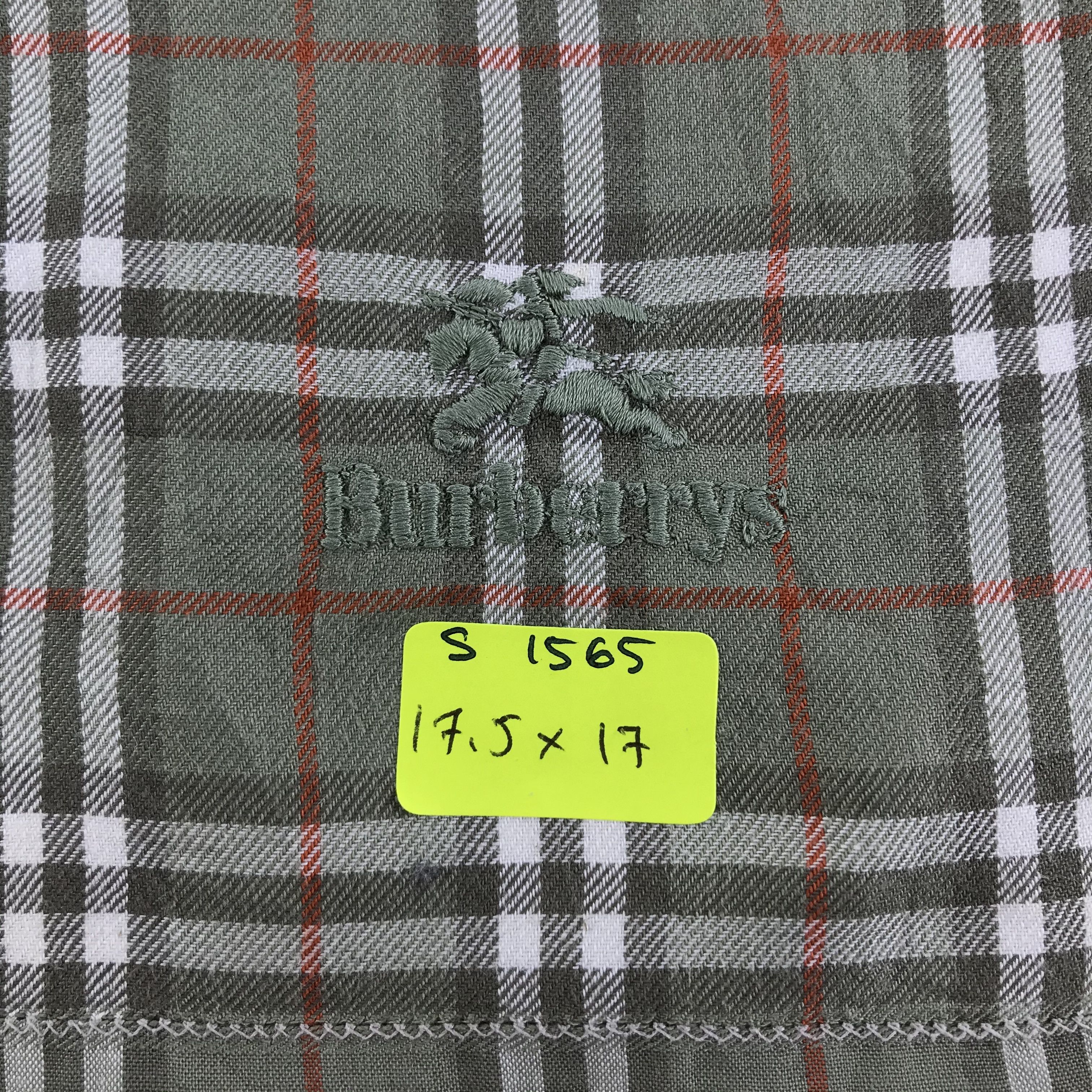 Burberry × Vintage Burberry Bandana / Handkerchief / Neckerchief - S1565 Size ONE SIZE - 5 Thumbnail