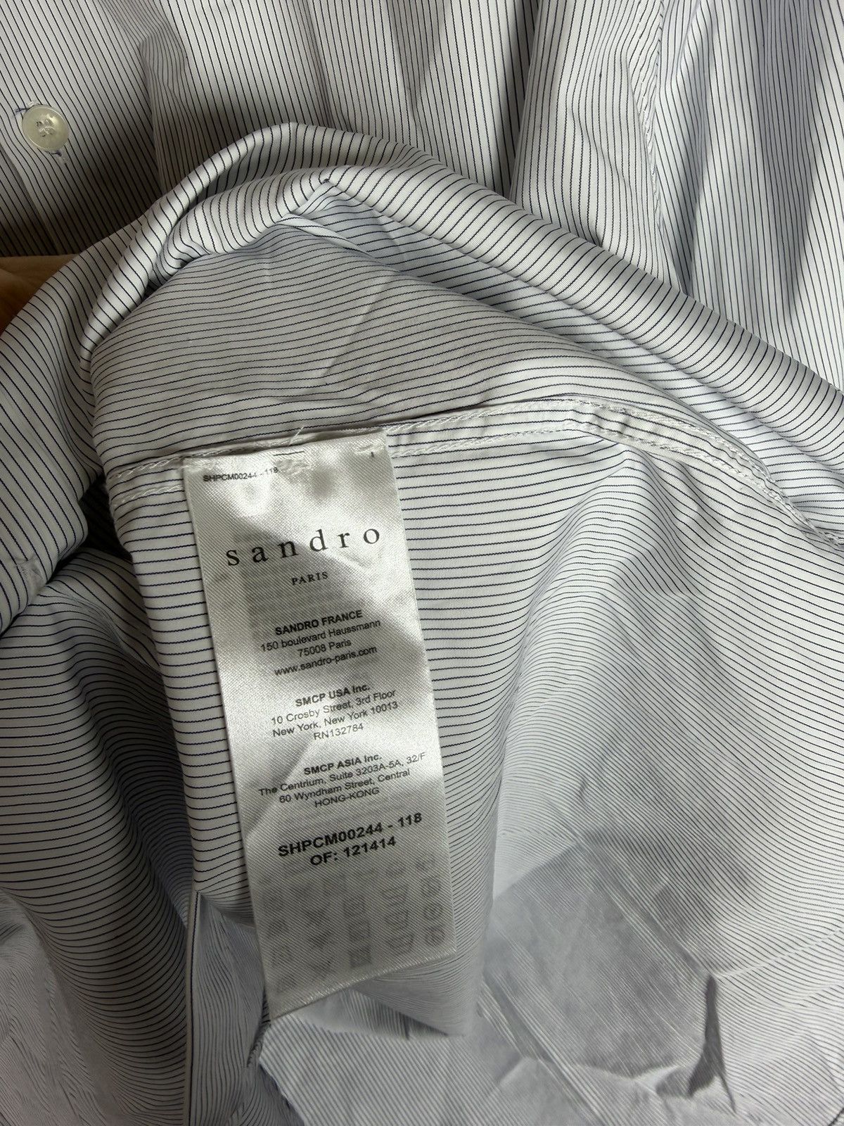 Sandro Sandro shirt Size US L / EU 52-54 / 3 - 7 Thumbnail