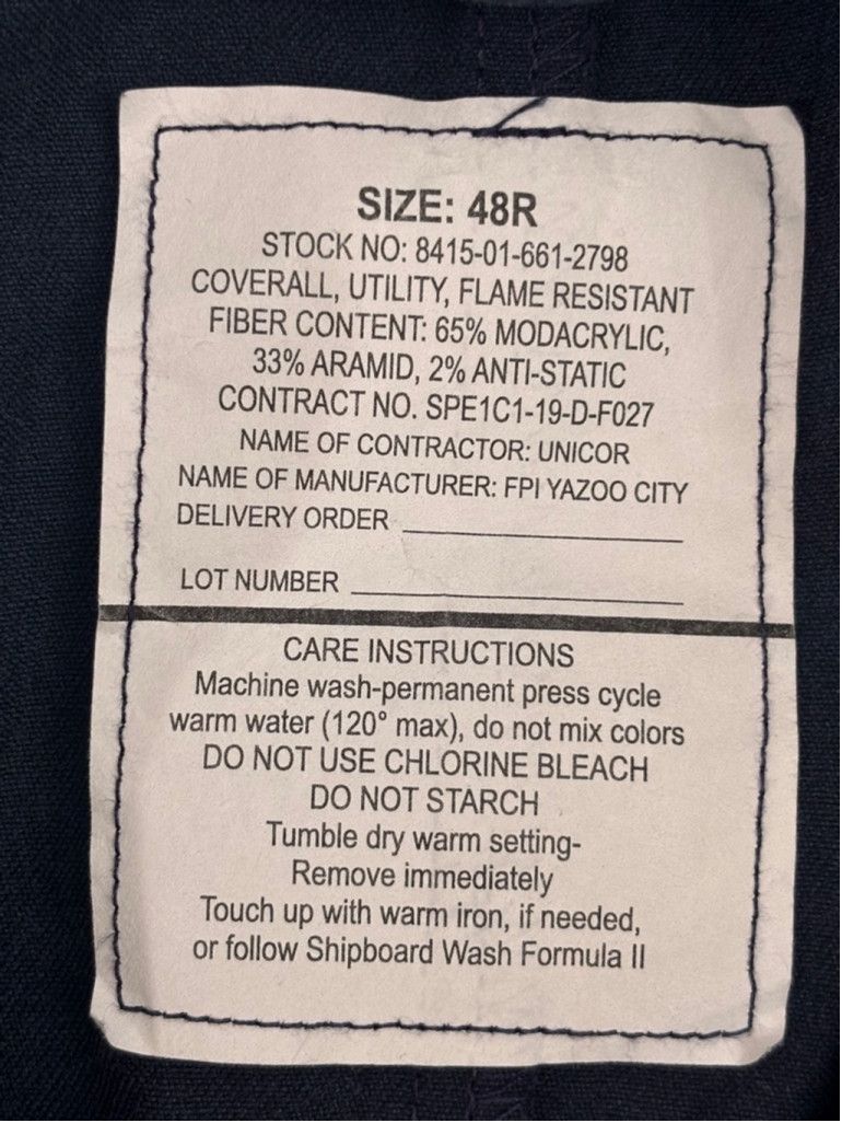 Levi's Men's Unbranded Coverall Jumpsuit Size 48R Blue Size 42" / US 20 - 10 Thumbnail