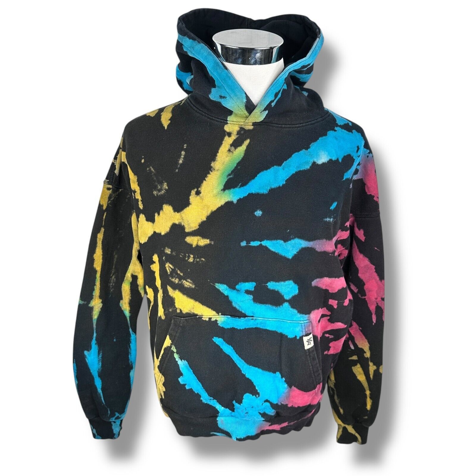 Other YoungLA Hoodie Sweatshirt Men's S Tie Dye Black Blue Pink Size US S / EU 44-46 / 1 - 1 Thumbnail