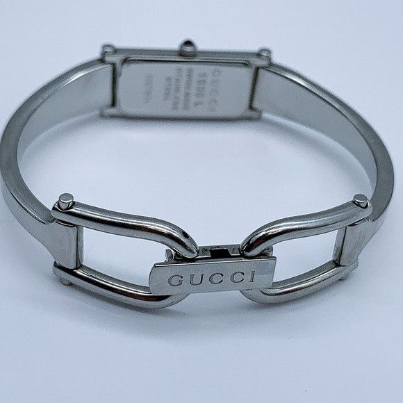 Gucci Gucci 1500L Rectangular Stainless Steel Quartz Bangle Watch Size ONE SIZE - 6 Thumbnail