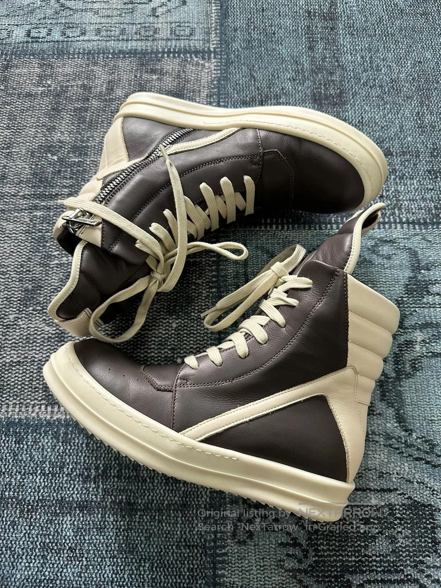 Rick Owens Rick Owens Black Grey Triangular Design. Size US 6 / IT 36 - 2 Thumbnail