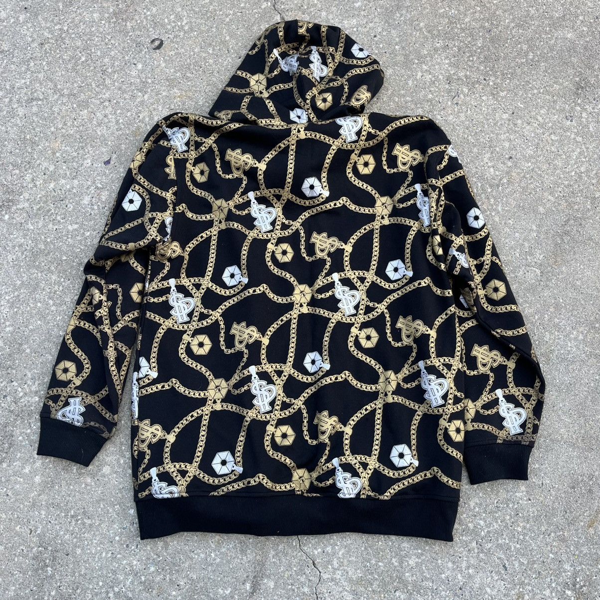 Southpole × Vintage SOUTHPOLE Gold And Silver Chain Zip Up AOP Jesse pinkman Lg Size US L / EU 52-54 / 3 - 2 Thumbnail