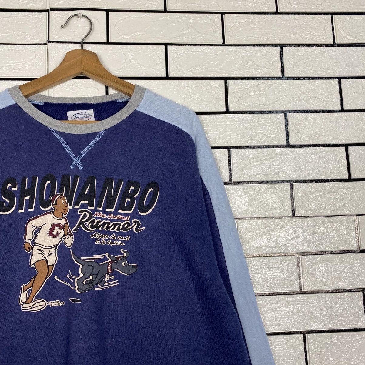 Japanese Brand 📌Vintage Sweatshirt Cartoon Shonanbo Big Logo Japan Made Size US L / EU 52-54 / 3 - 7 Thumbnail