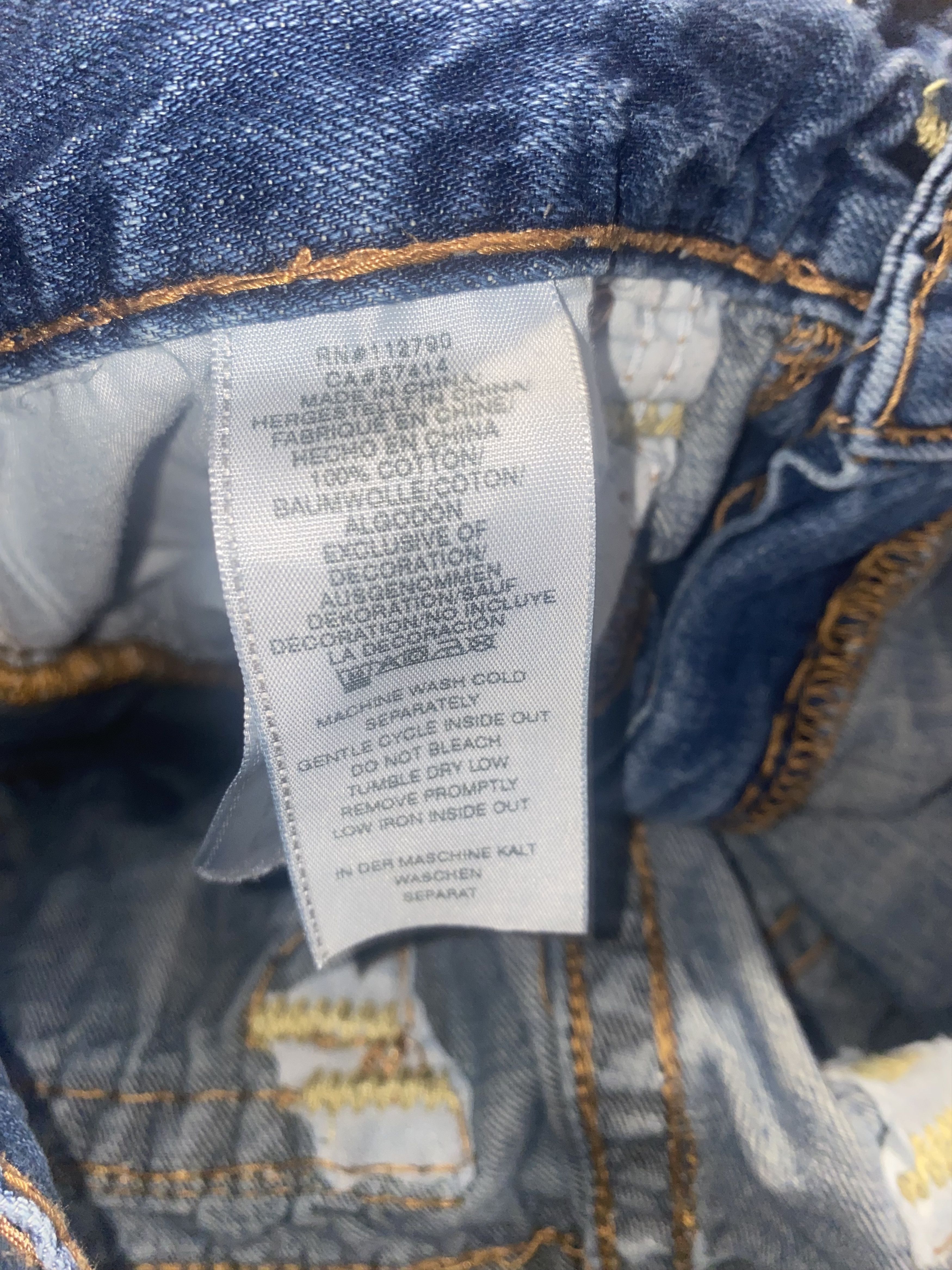 True Religion blue ricky jeans Size US 33 - 7 Thumbnail