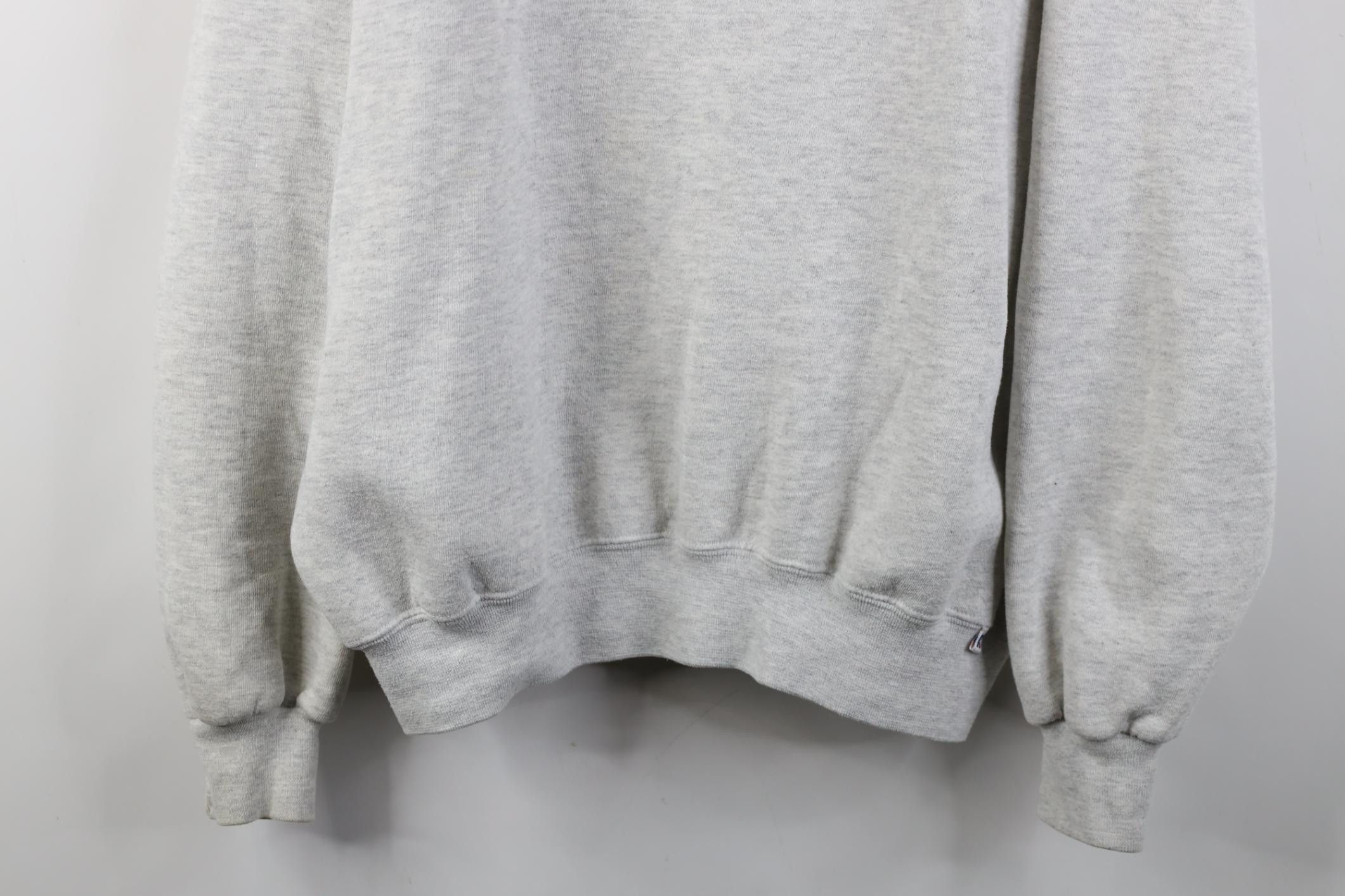 Russell Athletic Vintage 90s Russell Athletic Sweatshirt Heather Gray USA Size US XL / EU 56 / 4 - 3 Thumbnail
