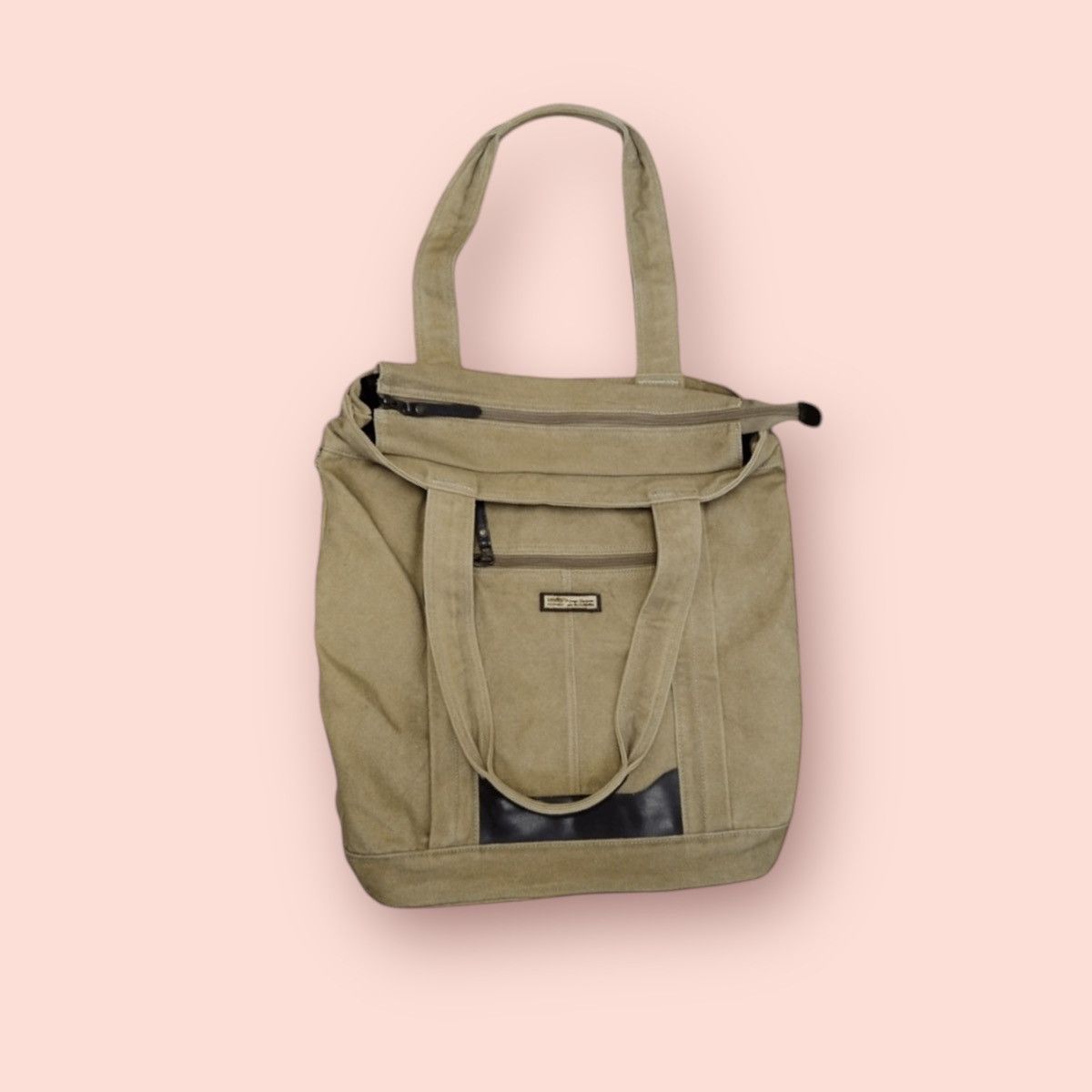 Levi's × Levi's Made & Crafted × Vintage LEVI'S CANVAS LEATHER SHOULDER TOTE BAG Size ONE SIZE - 1 Thumbnail