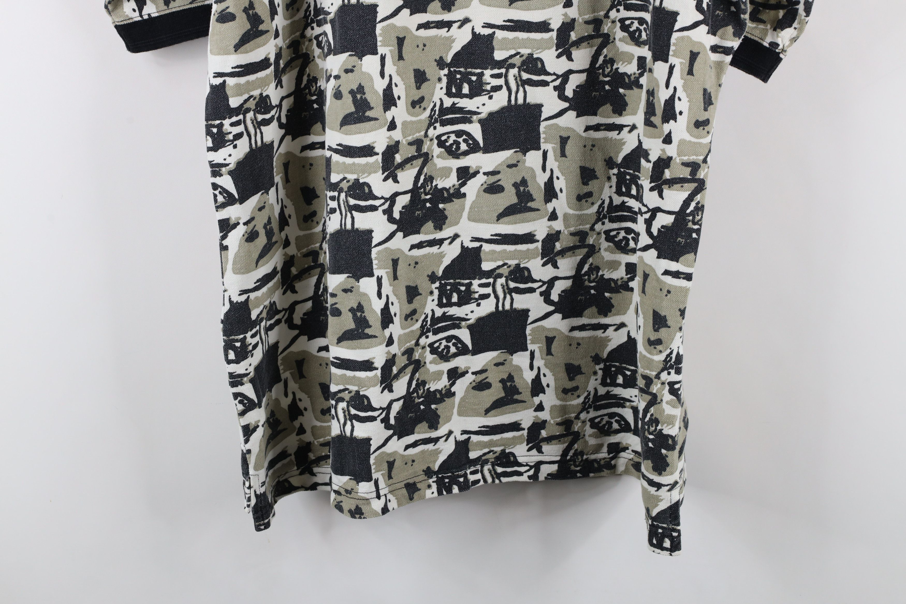 Vintage Vintage 90s Streetwear Abstract Short Sleeve Golf Polo Shirt Size US L / EU 52-54 / 3 - 8 Thumbnail
