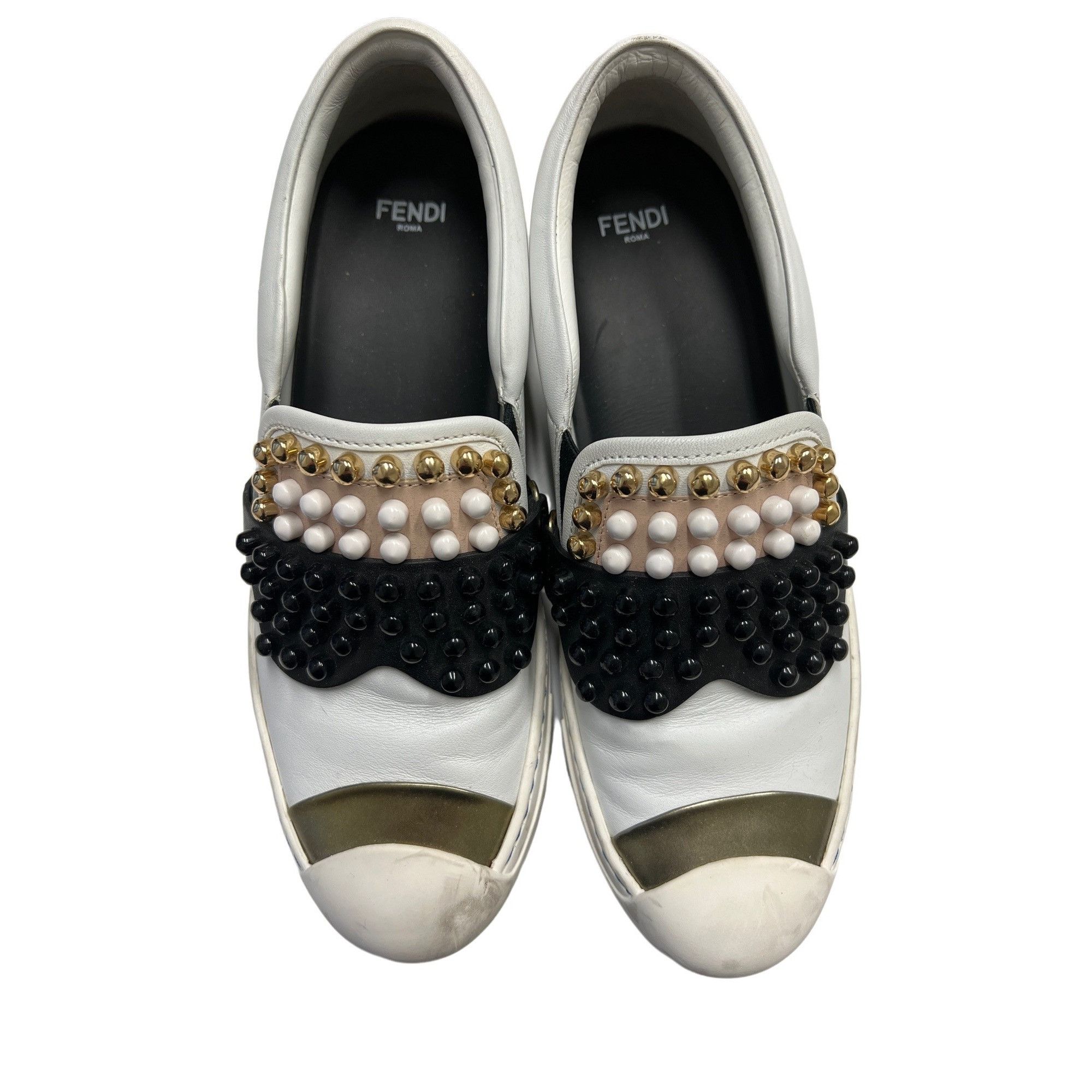 Fendi Fendi Karl Lover Slip-On Sneakers Size US 7 / IT 37 - 8 Thumbnail