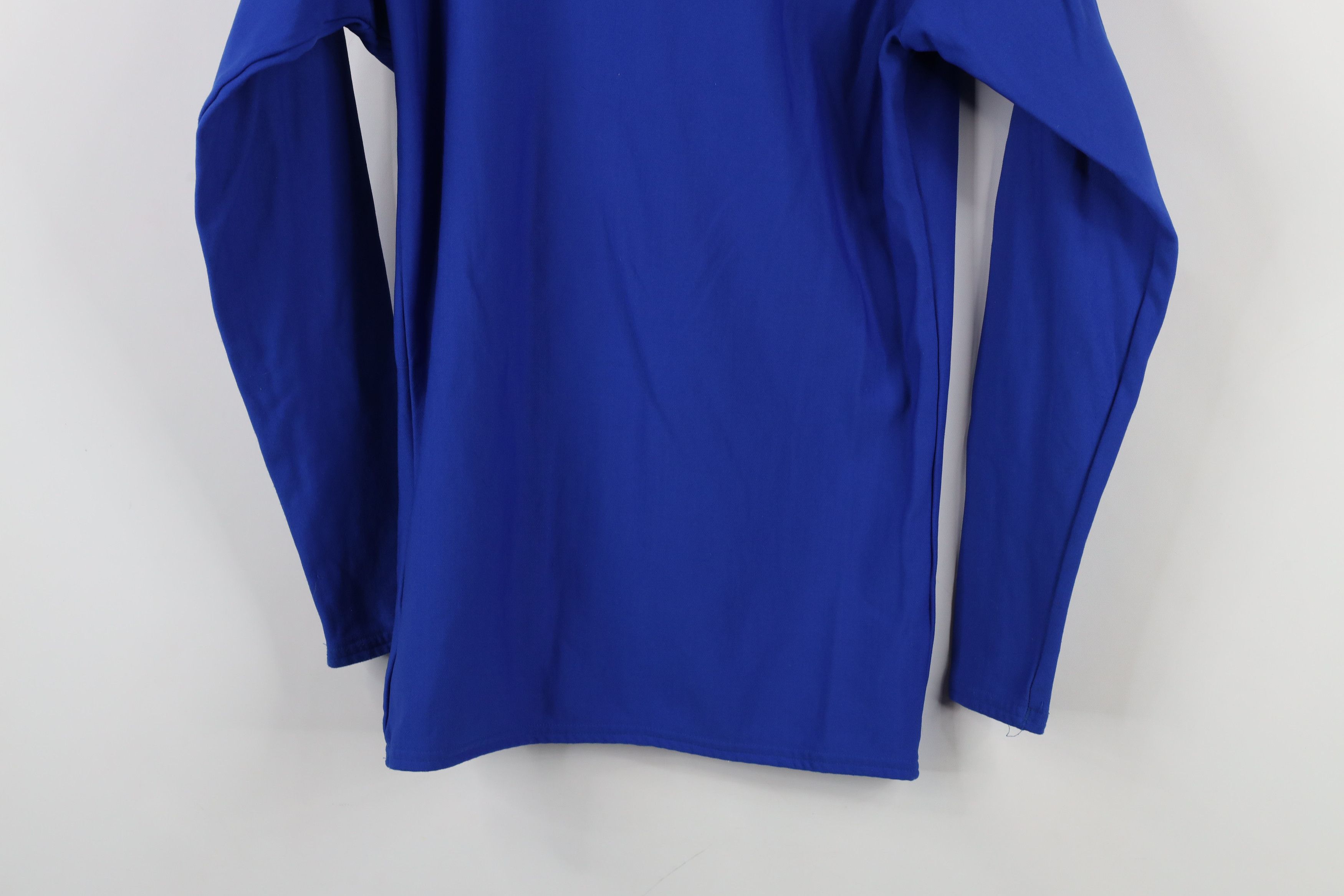 Under Armour × Vintage Under Armour Compression Mock Neck Long Sleeve T-Shirt Blue Size US M / EU 48-50 / 2 - 13 Thumbnail