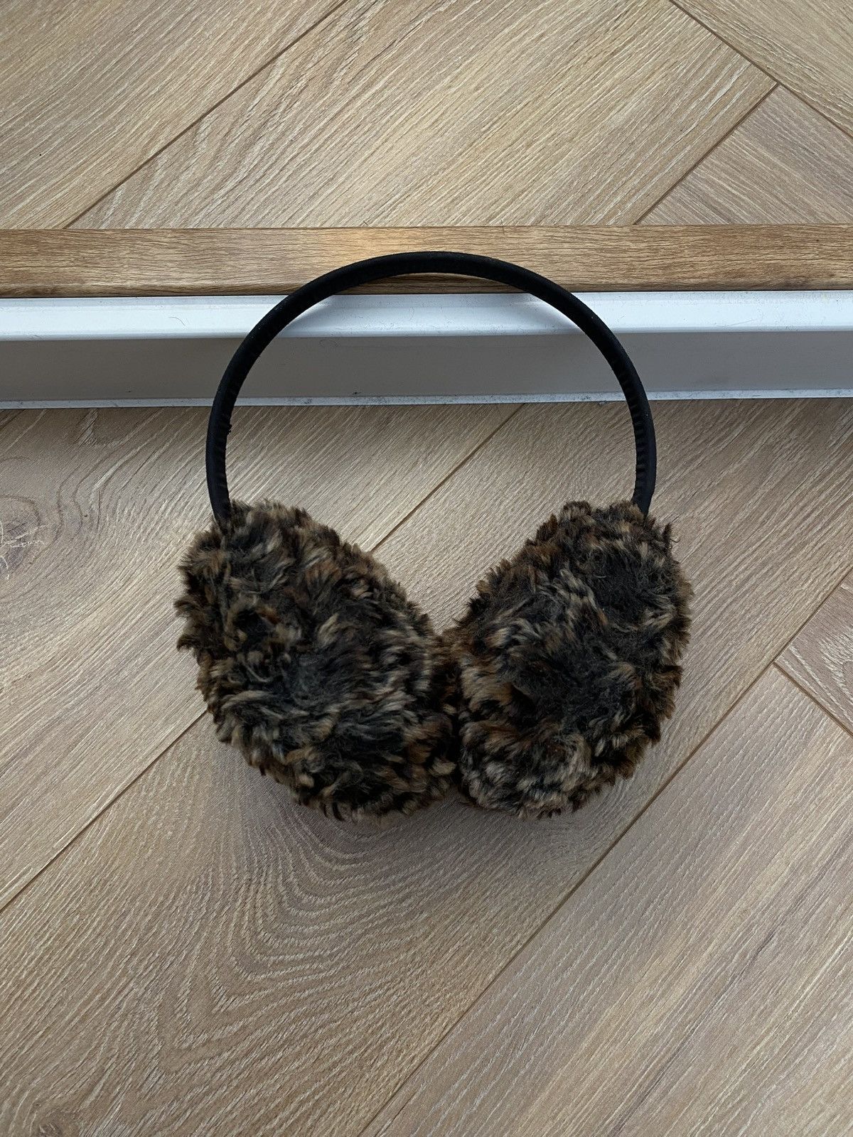 Other JPG Retro 00s 90s Archive Fur Headband Earmuffs Cyber Luxury Size ONE SIZE - 1 Thumbnail