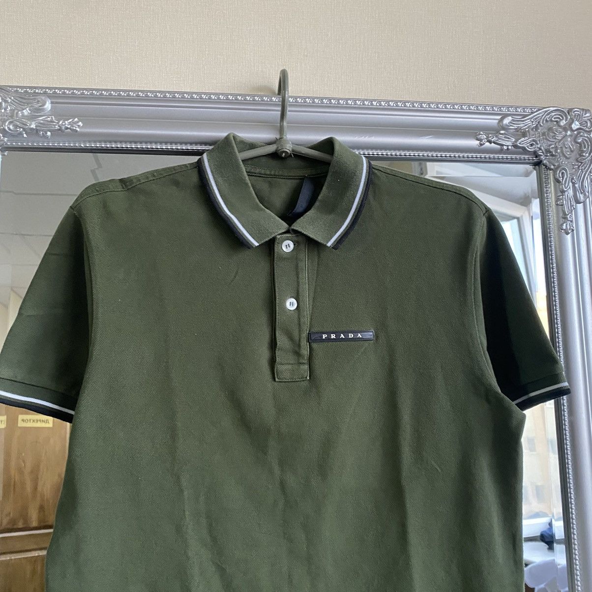 Prada Prada black label polo tee Size US M / EU 48-50 / 2 - 2 Thumbnail