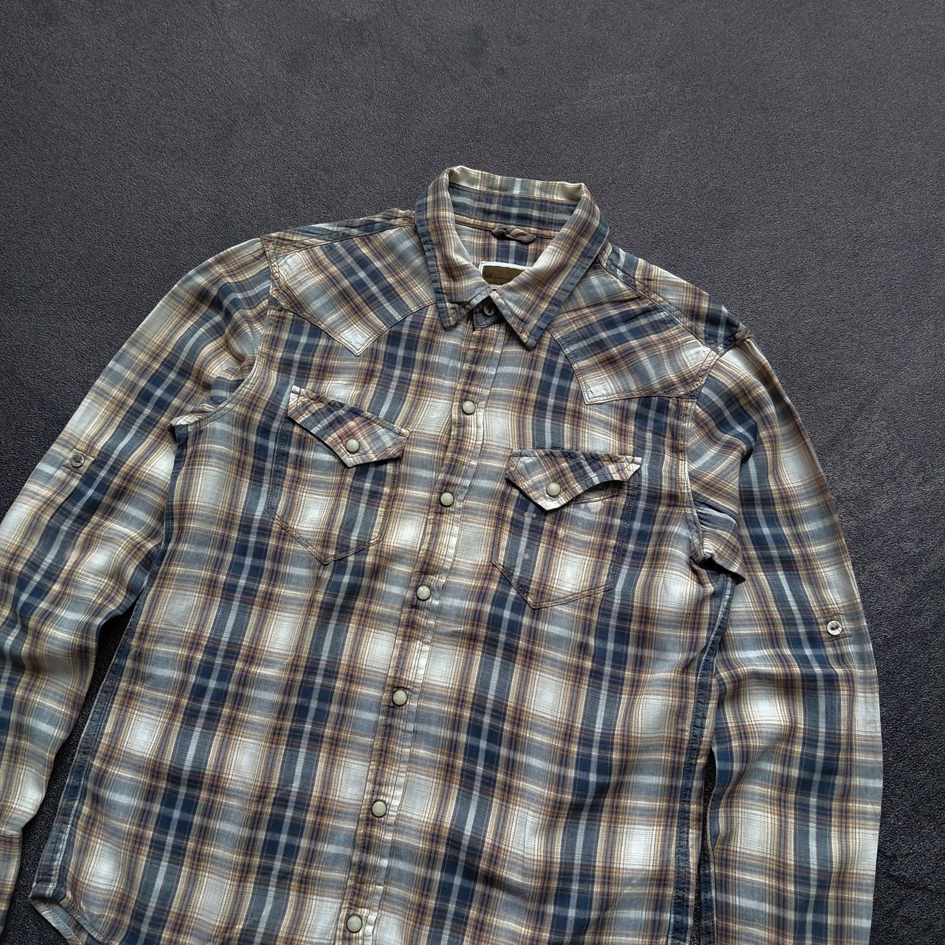 GOA GOA Stone Buttons Flanel Shirt Size US M / EU 48-50 / 2 - 2 Thumbnail