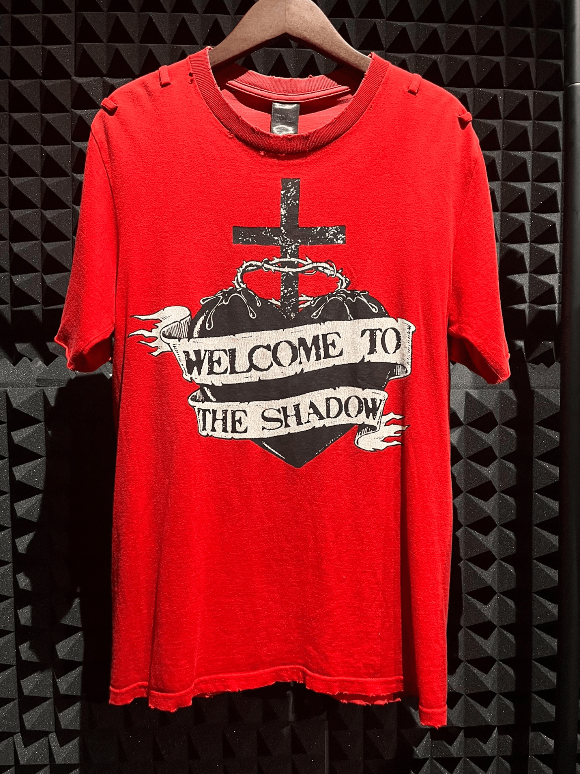 number nine welcome to the shaddow期 06ss Number (N)ine SS06 Welcome To The Shadow Necklace Cross Tee