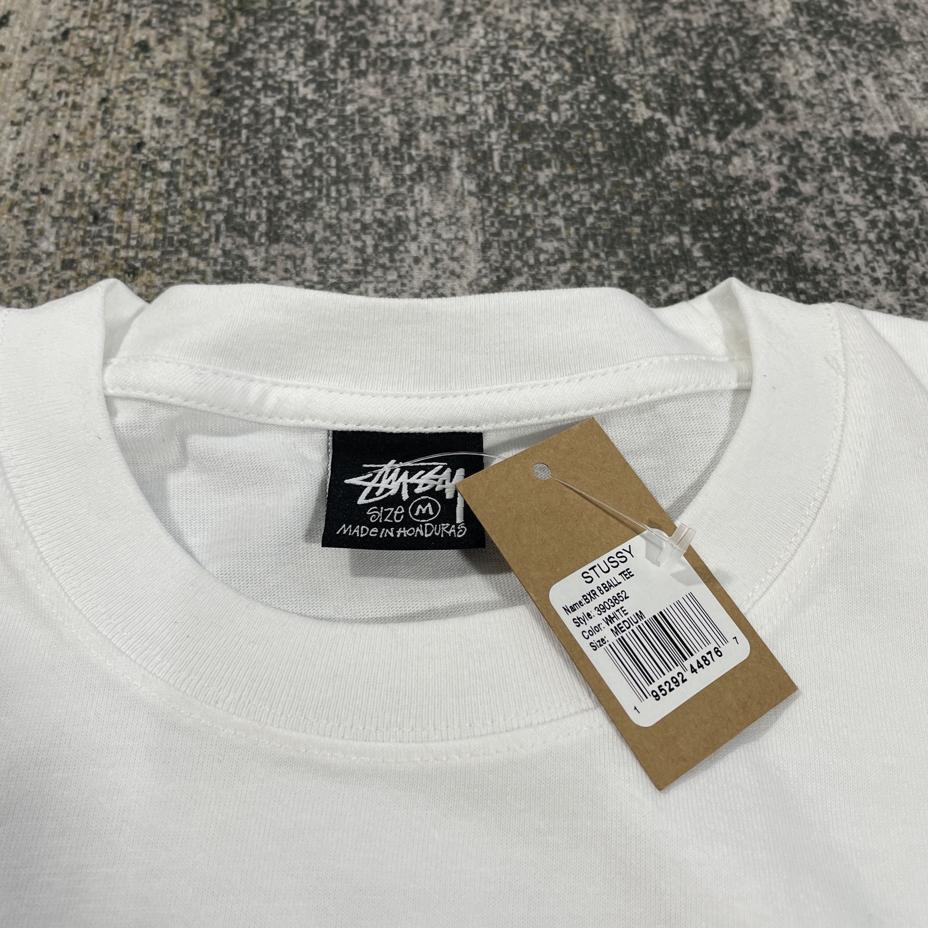 Stussy STUSSY BXR TSHIRT WHITE Size US M / EU 48-50 / 2 - 5 Thumbnail