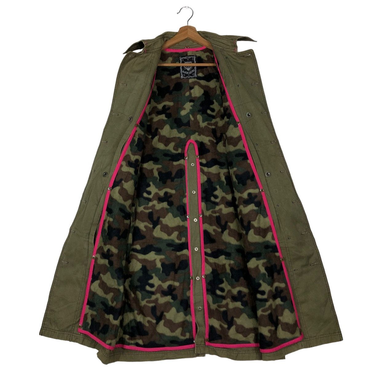 Hysteric Glamour 🔥VINTAGE LONG JACKET ALGON QUINS MILITARY DESIGN JAPAN MADE Size US M / EU 48-50 / 2 - 14 Thumbnail