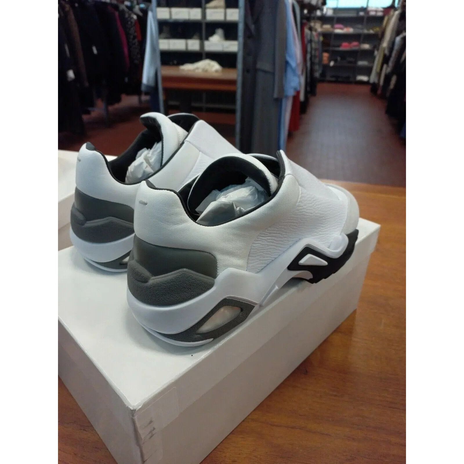 Maison Margiela o1rshd1 Sneakers S37WS0493 in White and Grey Size US 10 / EU 43 - 6 Thumbnail