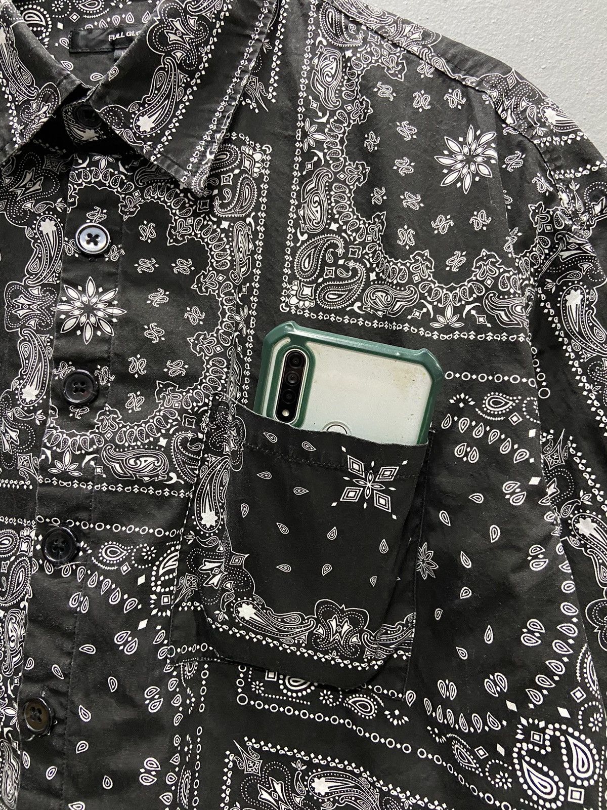 Japanese Brand FULL GLOW BANDANA BUTTON UP SHIRT INSPIRED KAPITAL Size US M / EU 48-50 / 2 - 4 Thumbnail