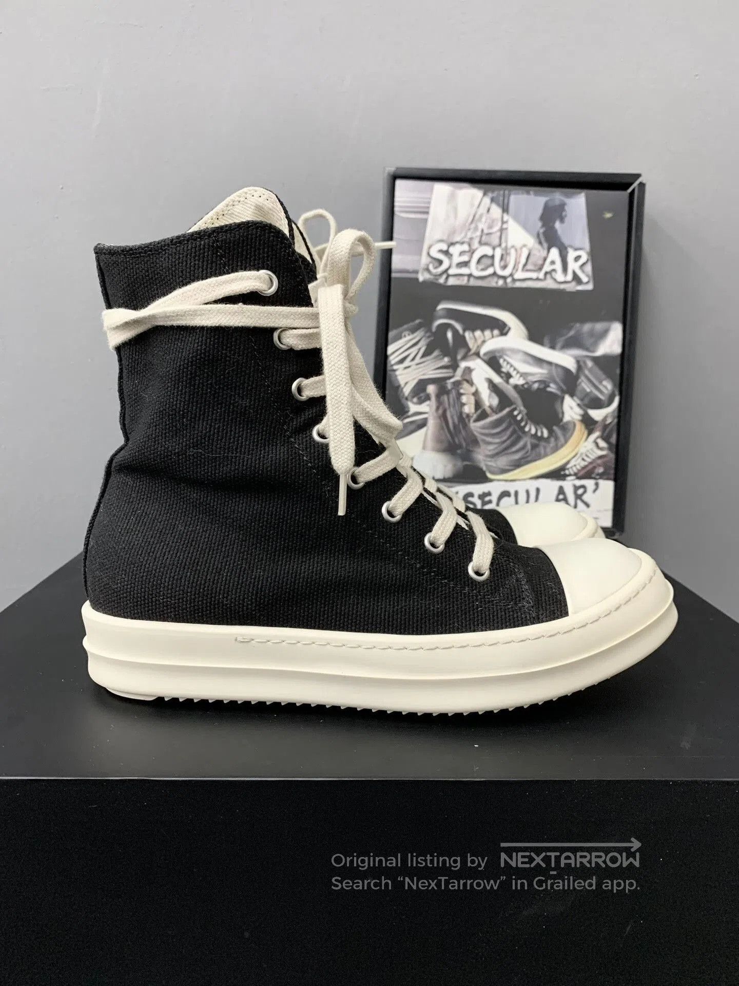 Rick Owens Drkshdw Rick Owens Drkshdw High Top Sneakers. Size US 6 / IT 36 - 2 Thumbnail