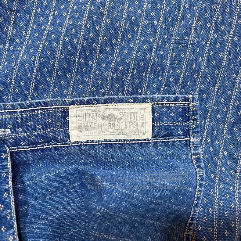 RRL Ralph Lauren RRL Double RL Denim Button-Up Shirt. Size US S / EU 44-46 / 1 - 5 Thumbnail