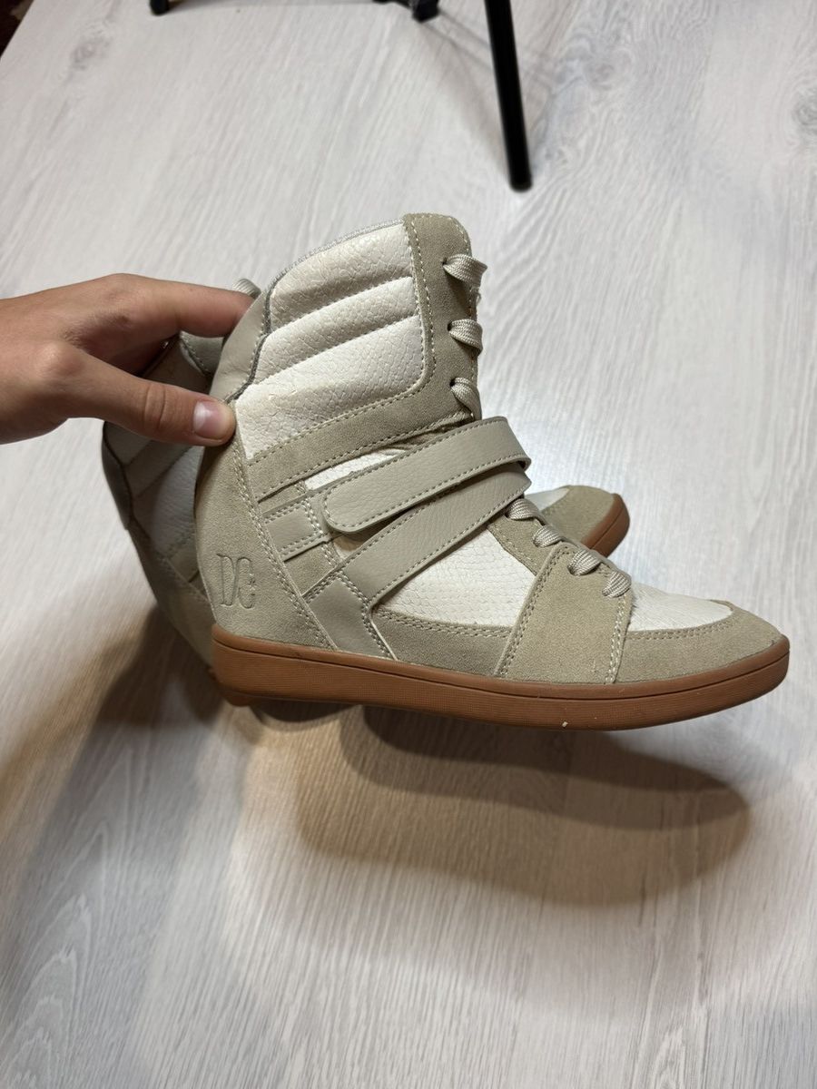 DC DC Isabel Marant Style Sneakers Suede Leather Size US 6.5 / IT 36.5 - 2 Thumbnail