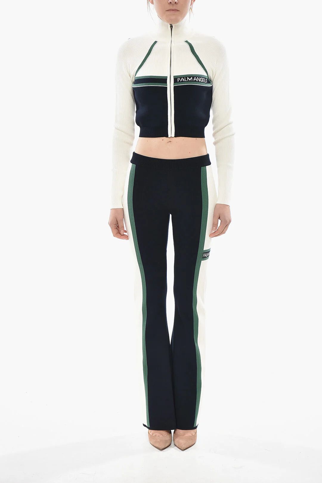 Palm Angels og1mm0326 Mock Neck Top Multicolor Size L / US 10 / IT 46 - 4 Thumbnail