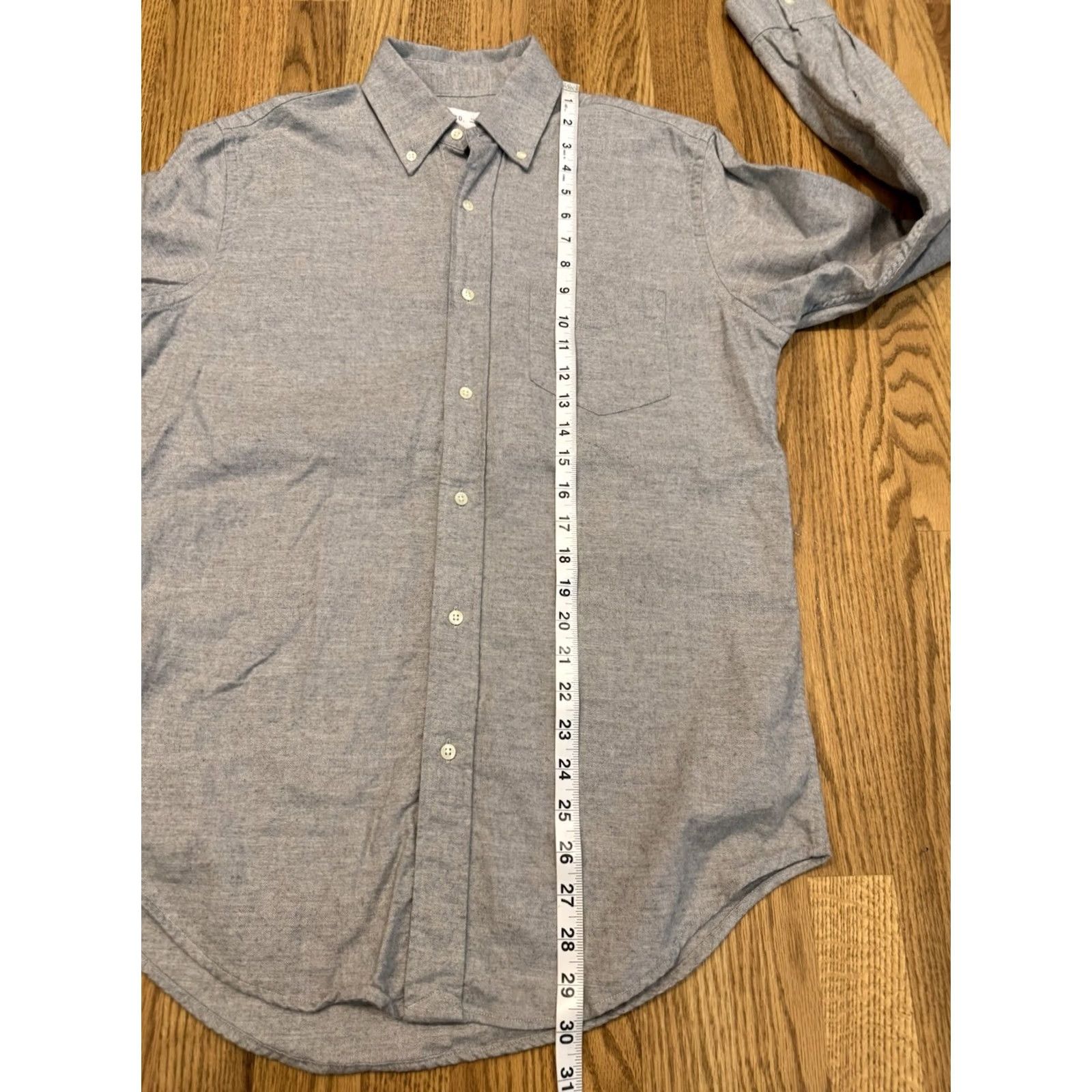Vintage ISTO Oxford Button Down Shirt Mens Size Small Organic Cotton Cashmere Blend Grey Grey Shirts Medium? Size US S / EU 44-46 / 1 - 6 Thumbnail