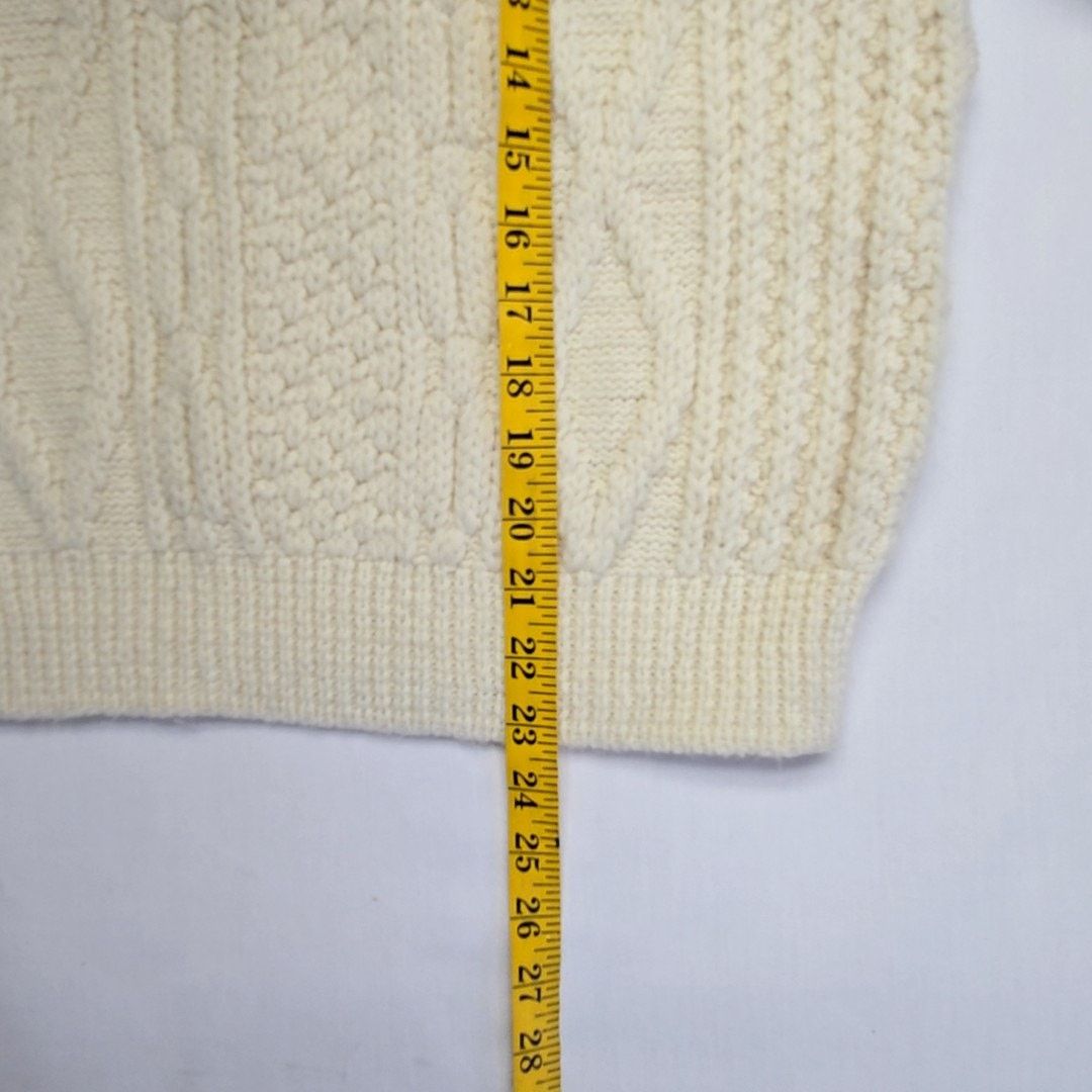 Sears Vintage Sears Sweater Cable Knit Wool 70s Mock Neck Small Size US S / EU 44-46 / 1 - 14 Thumbnail