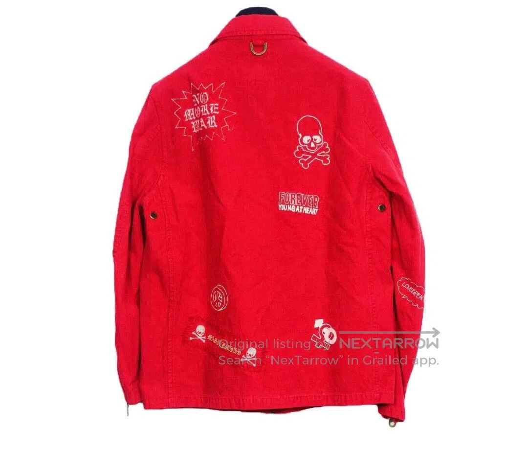 Mastermind Japan Red Graphic Print Light Jacket Size M. Size US M / EU 48-50 / 2 - 1 Thumbnail