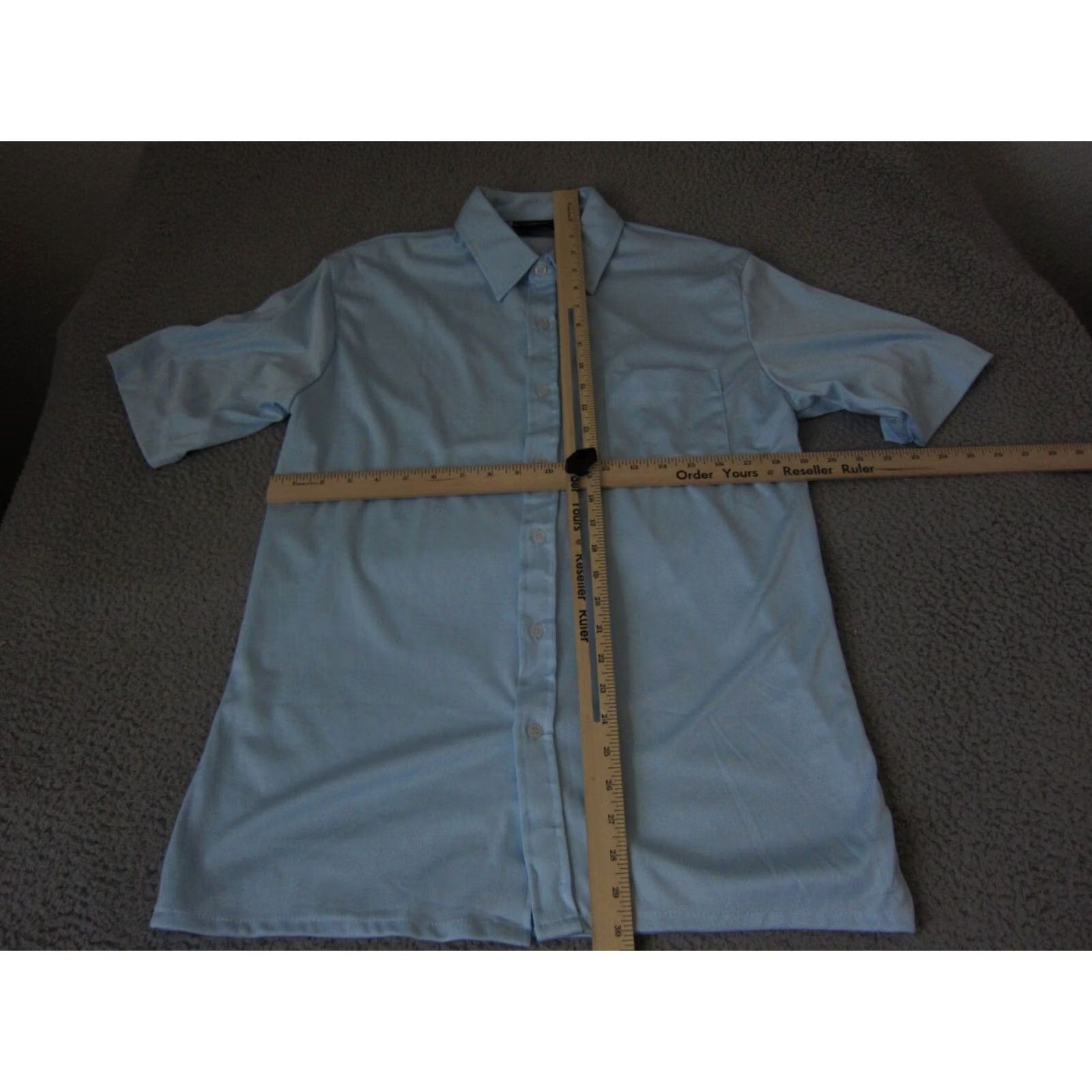Arrow VINTAGE Arrow Shirt Adult L Blue 60s 70s Plaid Button-Up Mens Size US L / EU 52-54 / 3 - 5 Thumbnail