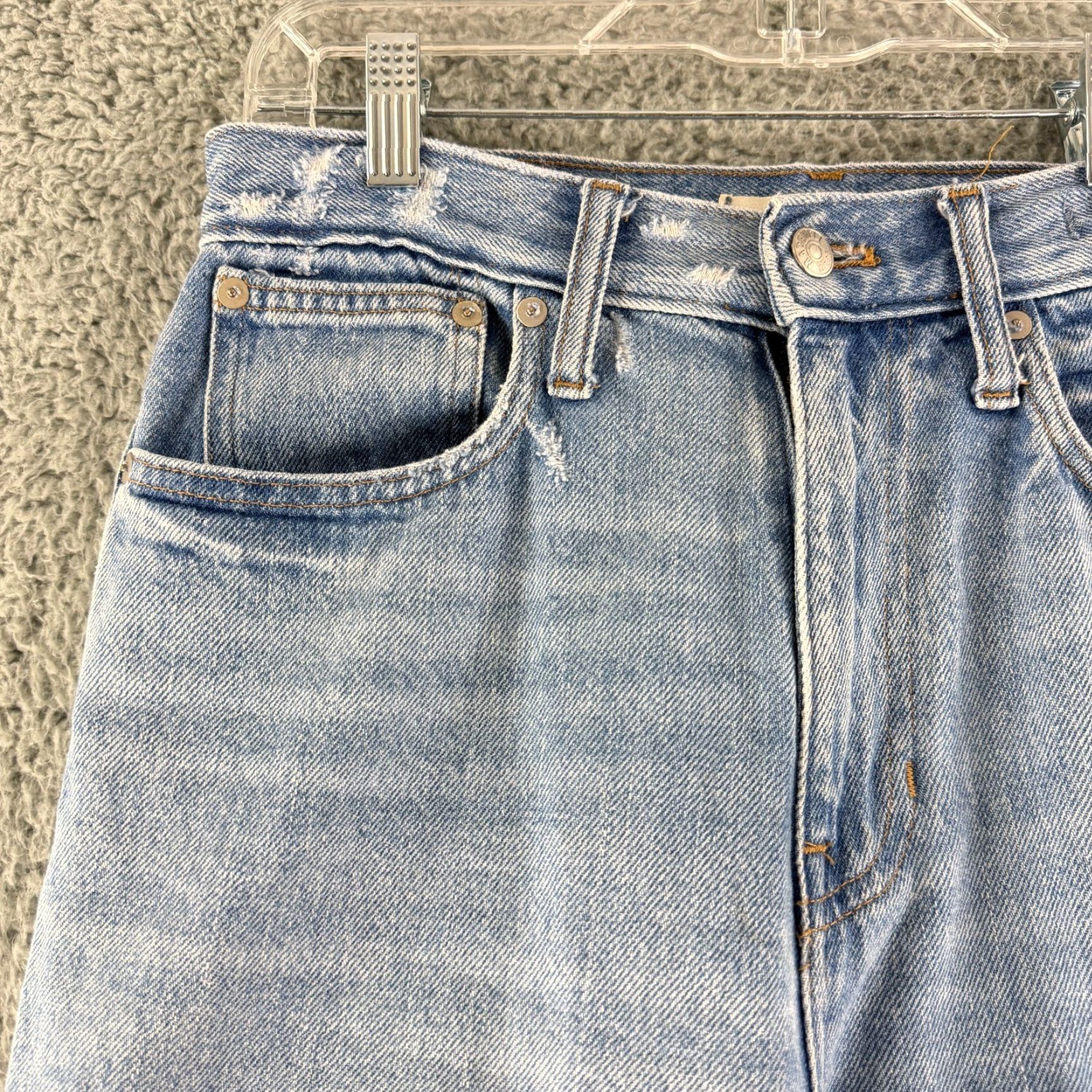 Madewell Madewell The Mom Jean Jeans Womens Size 27 Blue Denim High-Rise Straight Leg Casual Size 27" / US 4 / IT 40 - 2 Thumbnail