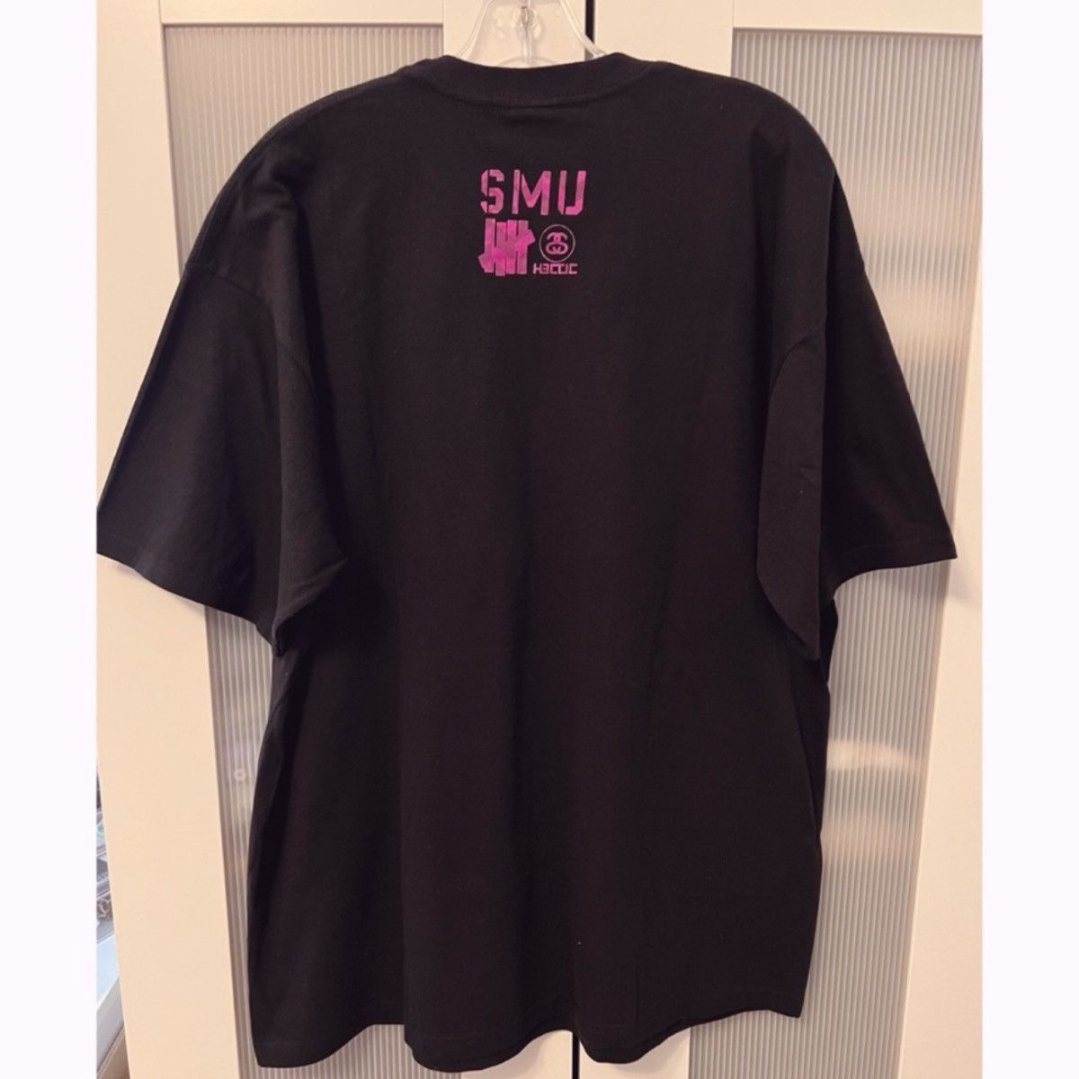 Other Stussy x Undefeated Collab Black Graphic T-Shirt XL Size US XL / EU 56 / 4 - 4 Thumbnail