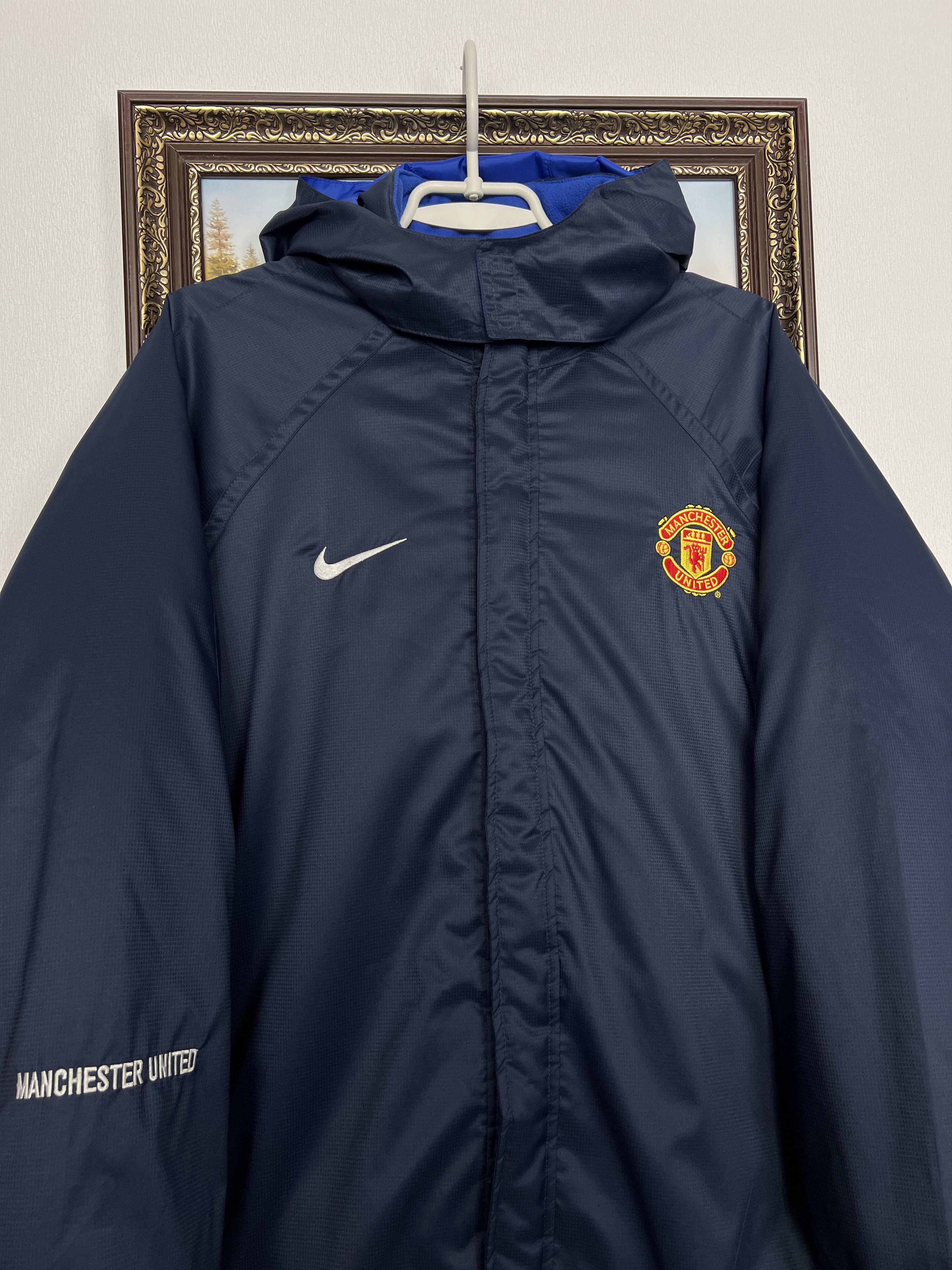Nike Vintage Nike Manchester United Football Padded Jacket Soccer Size US L / EU 52-54 / 3 - 2 Thumbnail