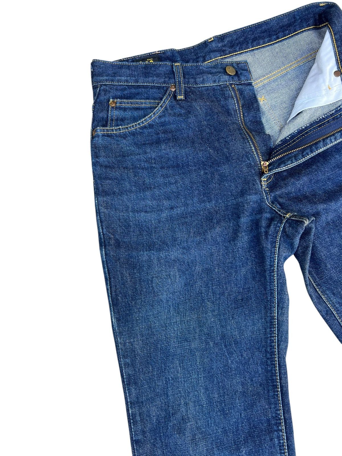 Lee Vintage Y2K Lee Riders Blue Denim Super Flare Jeans Size US 30 / EU 46 - 6 Thumbnail