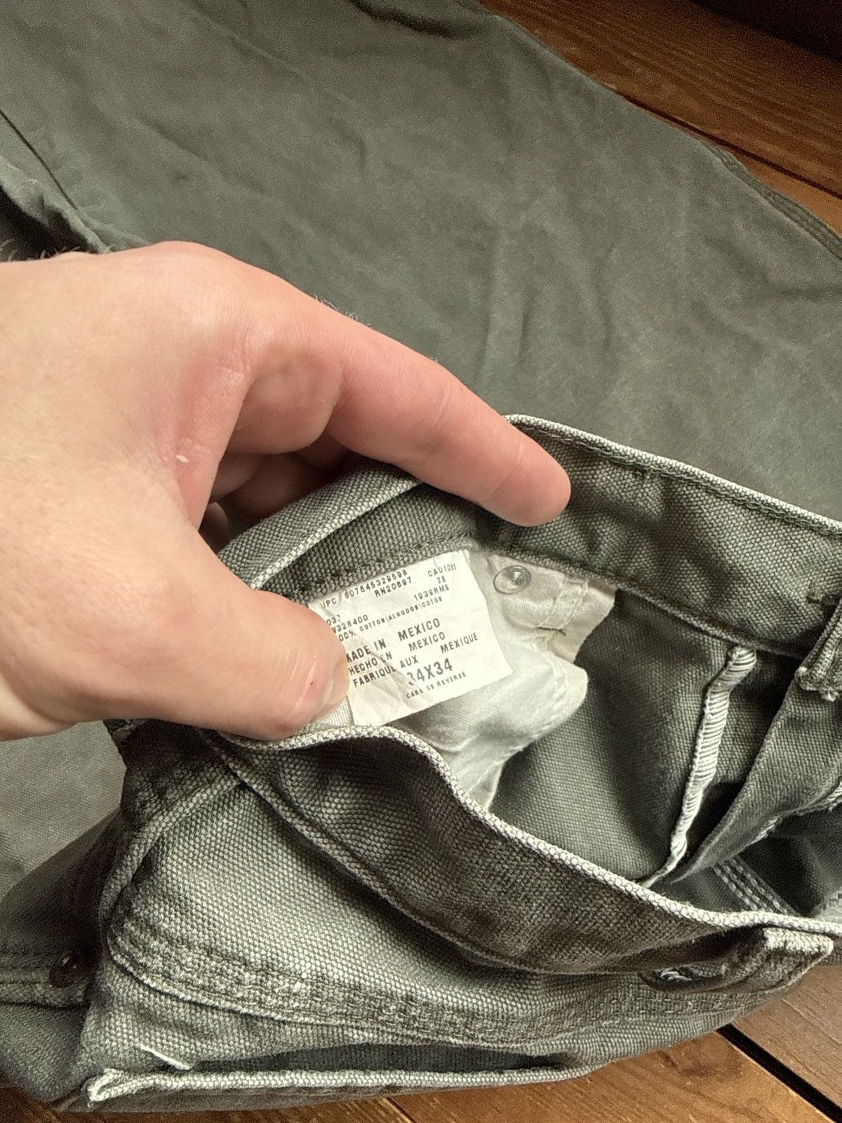Dickies Vintage 90s Dickies Green Carpenter Work Pants Size US 33 - 3 Thumbnail