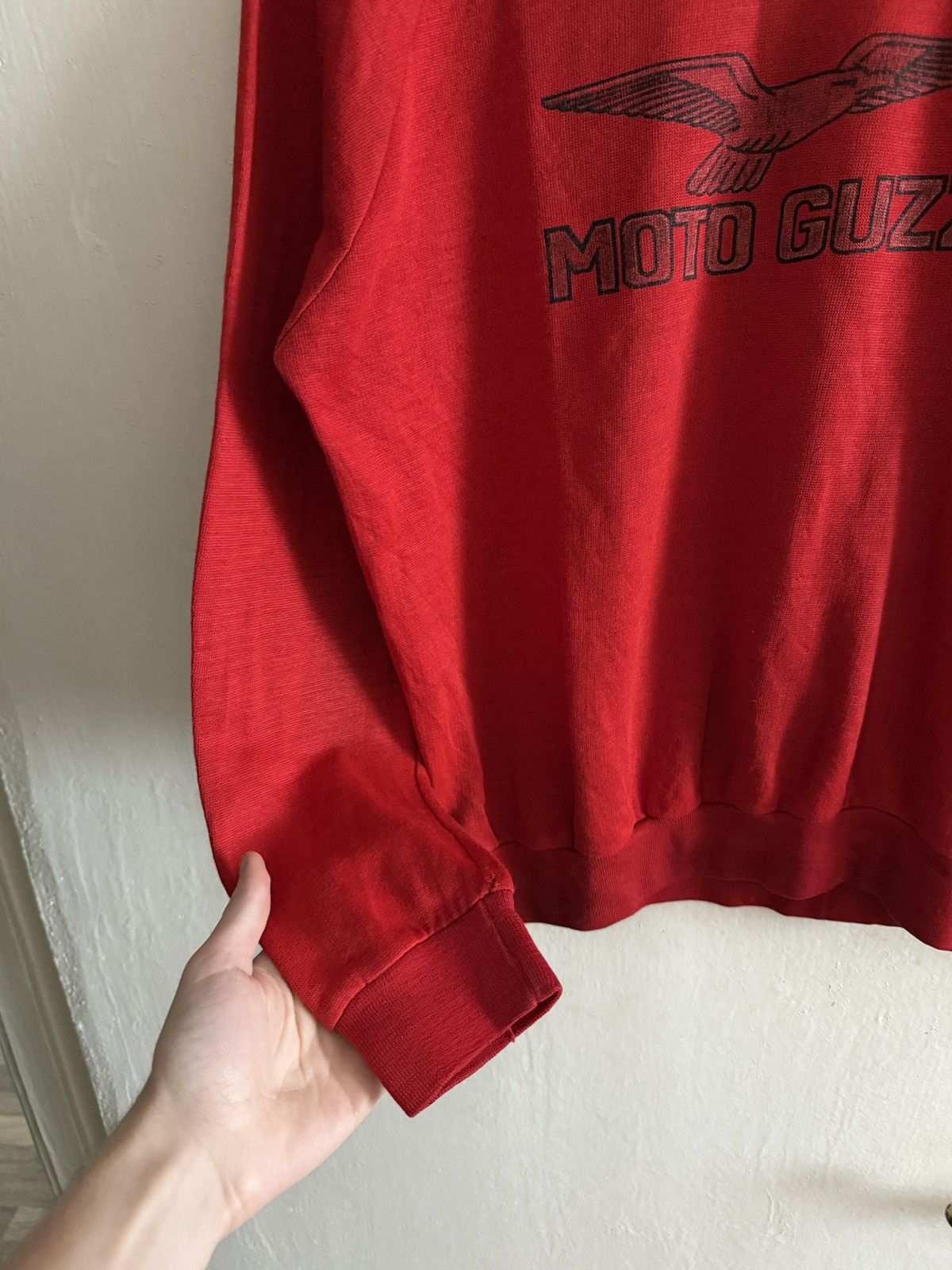 Other Vintage Moto Guzzi Crewneck Sweatshirt Leather Elbow Patches Size US M / EU 48-50 / 2 - 5 Thumbnail