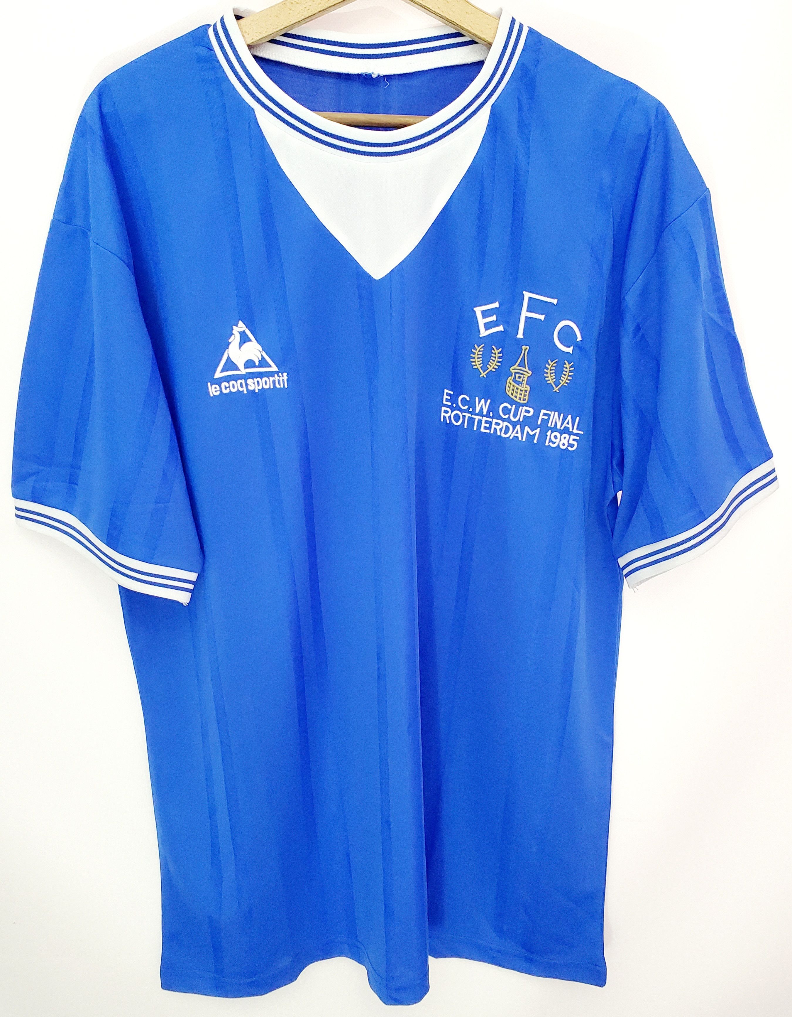 Le Coq Sportif × Vintage EVERTON ENGLAND 1983/1985 HOME JERSEY VINTAGE reprint Xl Size US XL / EU 56 / 4 - 1 Thumbnail