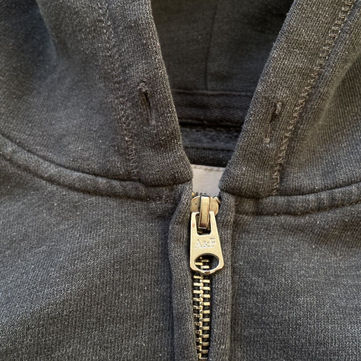 Abercrombie & Fitch 📌 Y2K Abercrombie & Fitch Zip-Up Hoodie Embroidered logo Size L / US 10 / IT 46 - 6 Thumbnail