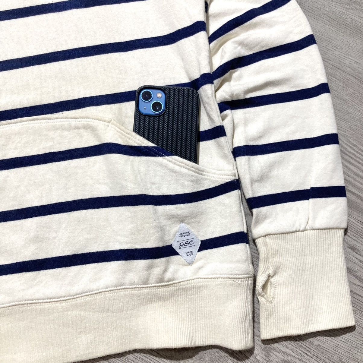 20471120 2000s Go Slow Caravan Striped Unique Hoodie Kapital Style Size US L / EU 52-54 / 3 - 11 Thumbnail