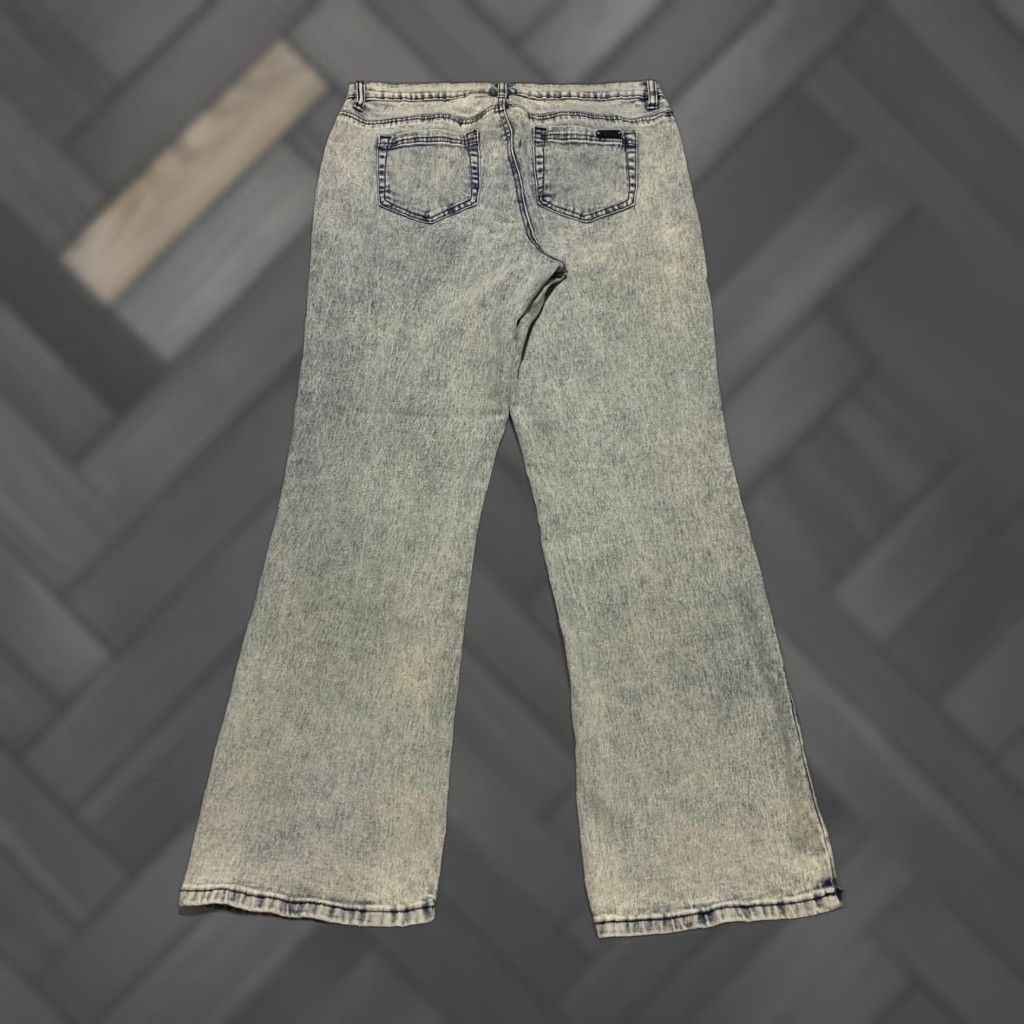 Vintage Diane Gilman Jeans Women’s 16 Blue Denim 5-Pocket Stretch Bootcut N/A Size 24" / US 00 / IT 34 - 1 Thumbnail
