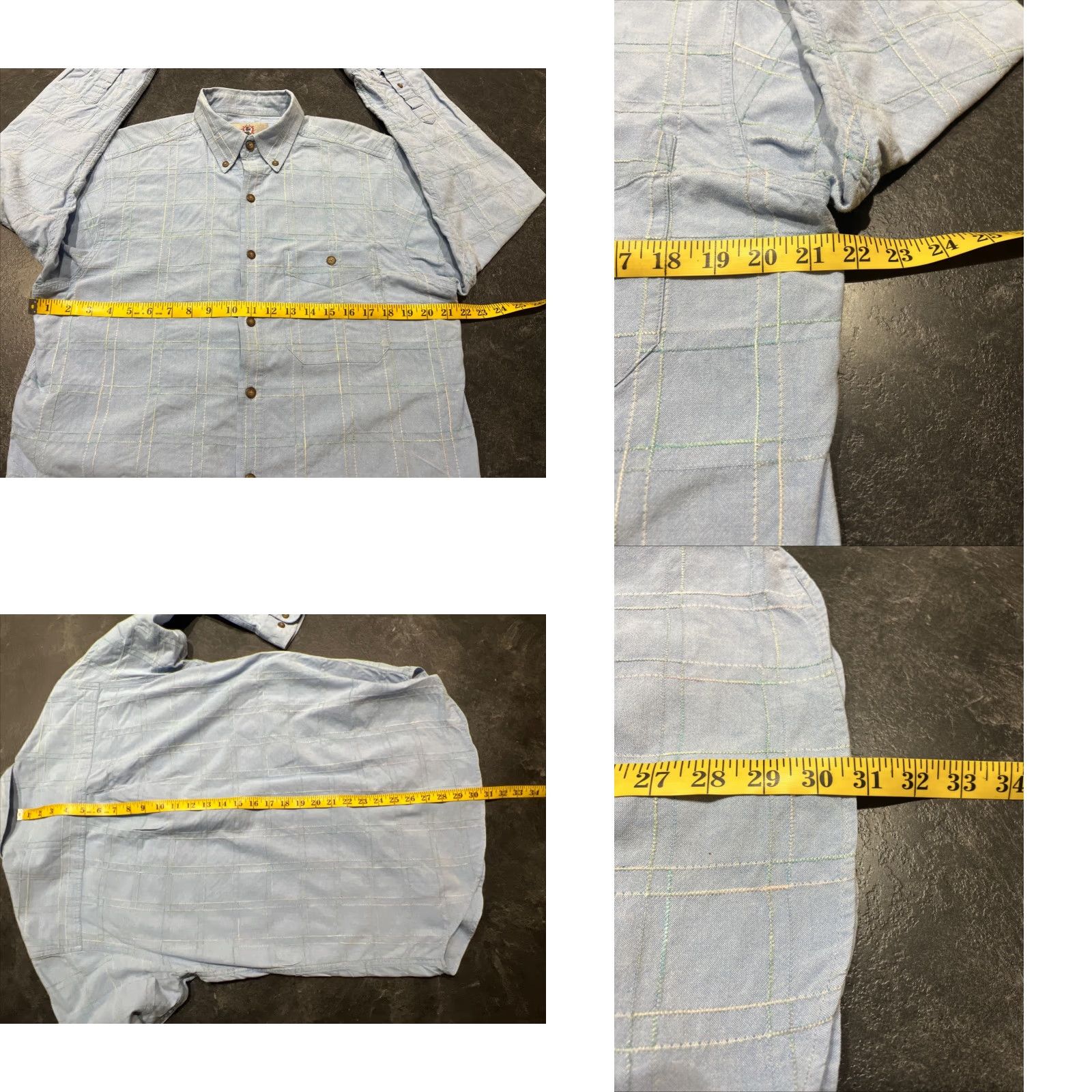 The Territory Ahead VINTAGE Territory Ahead Shirt Men M Blue Button-Up Collared Long Sleeve Cotton Blend Size US M / EU 48-50 / 2 - 8 Thumbnail
