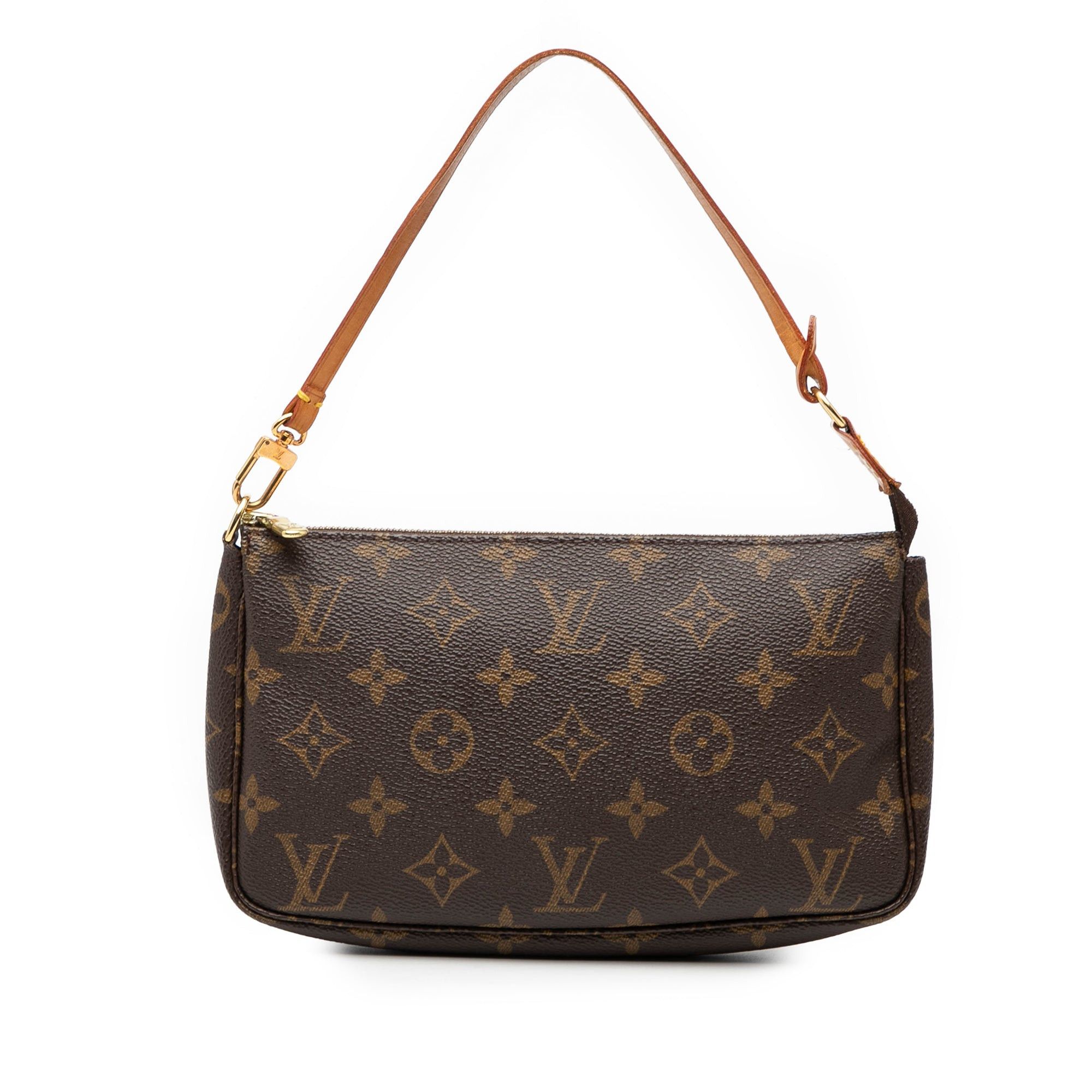 Louis Vuitton Monogram Pochette Accessoires in Brown, Women's