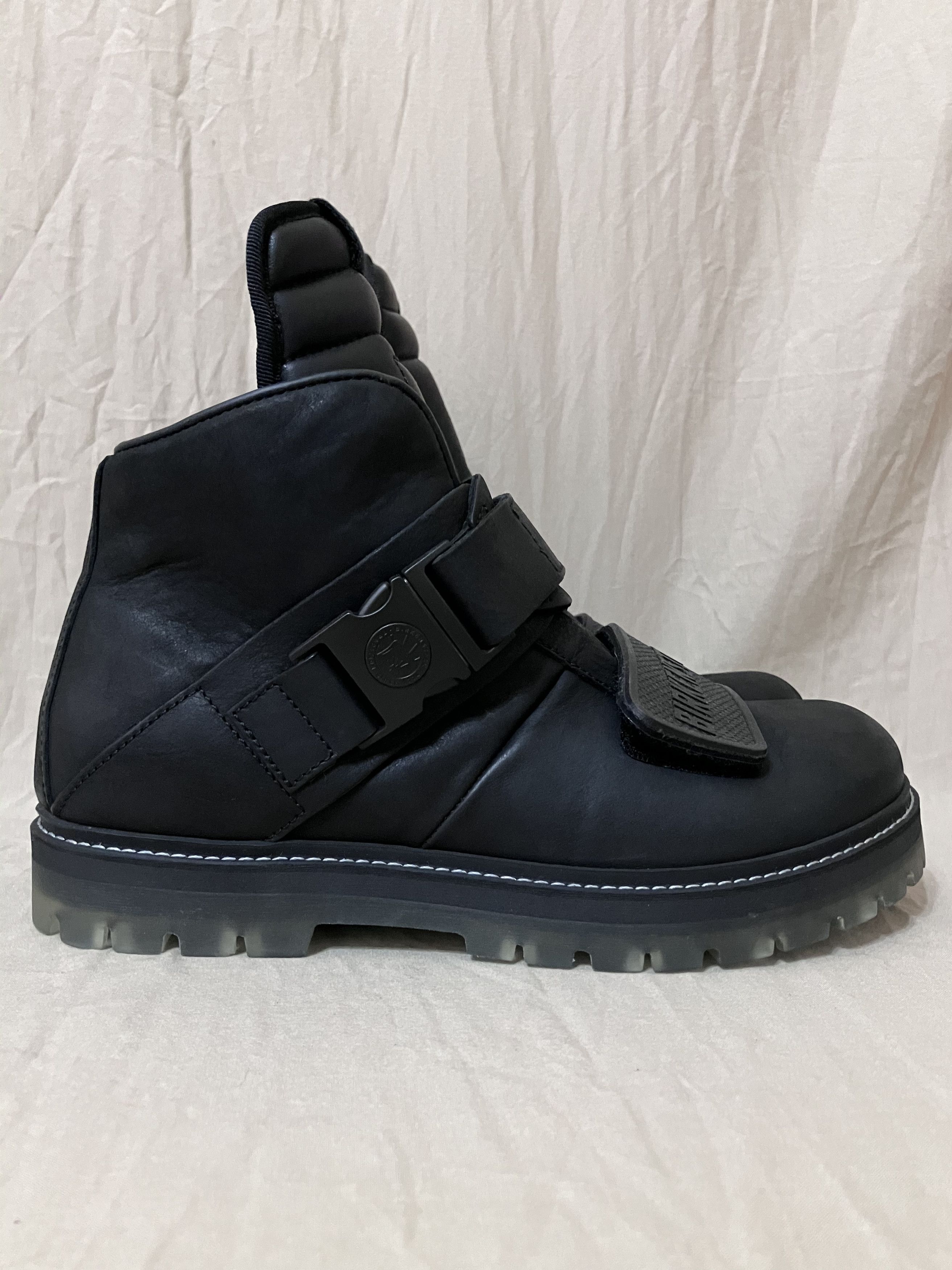 Pre-owned Birkenstock X Rick Owens Ss19 Babel Rotter Hiker Boots Black