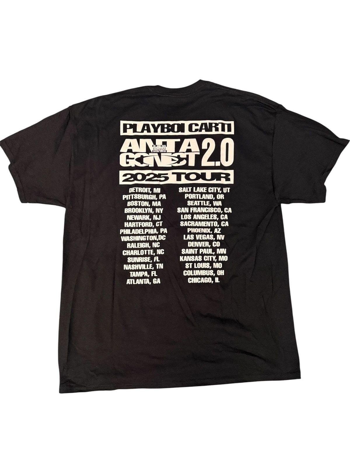 Playboi Carti Playboi Carti Antagonist Tour Vip Shirt Size US XL / EU 56 / 4 - 2 Thumbnail