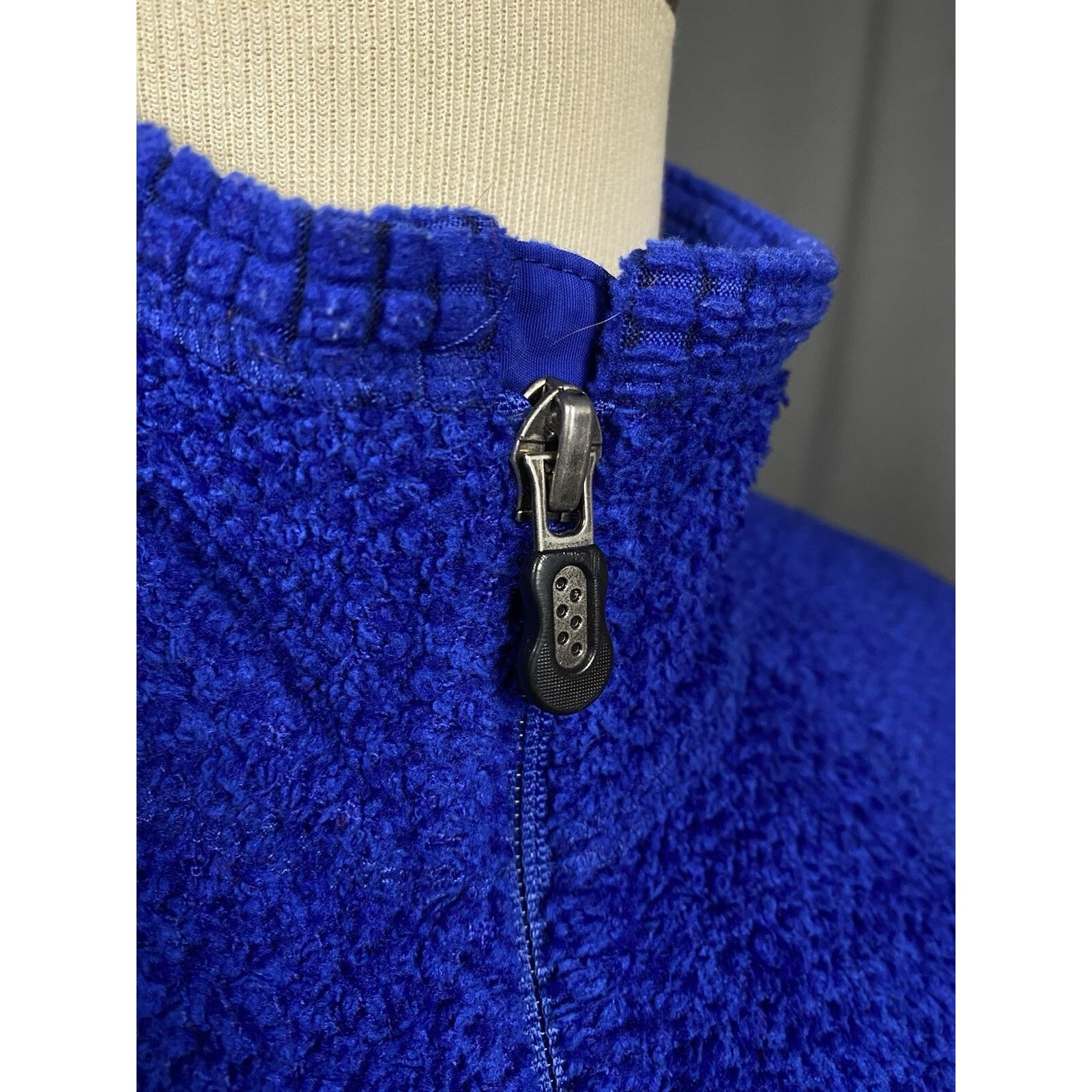 Patagonia Patagonia Deep Pile Men's Blue Full Zip Fleeced Sweater Size Size US L / EU 52-54 / 3 - 8 Thumbnail