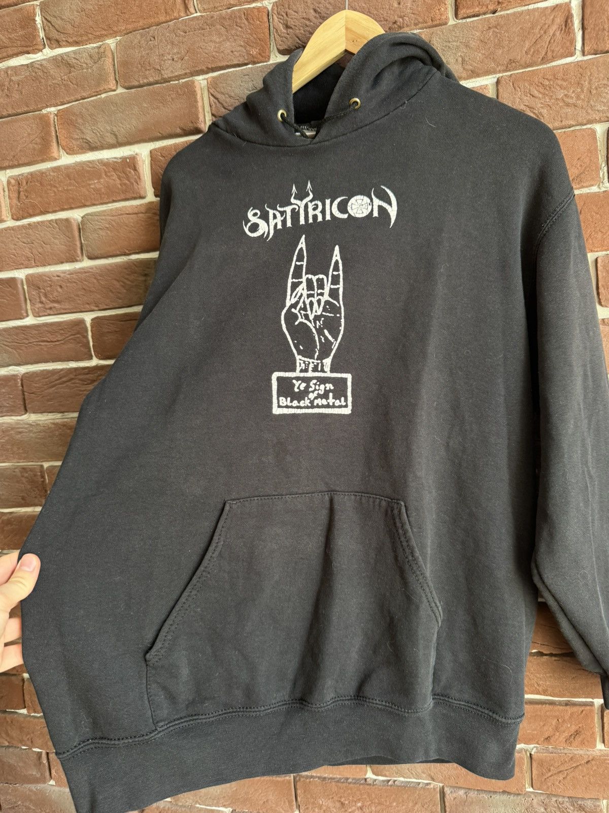 Band Tees Vintage Y2K Satyricon Diabolical Black Metal Band T Shirt Size US L / EU 52-54 / 3 - 4 Thumbnail