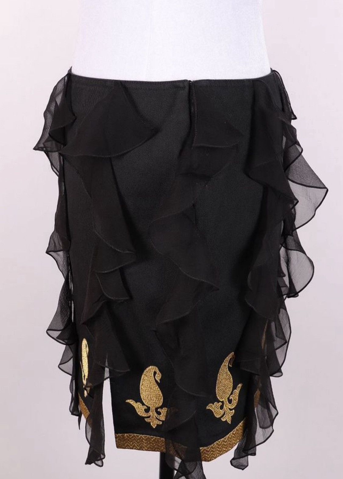 Dior Christian Dior Galliano FW 2002 Runway Silk Skirt Size 27" / US 4 / IT 40 - 5 Thumbnail