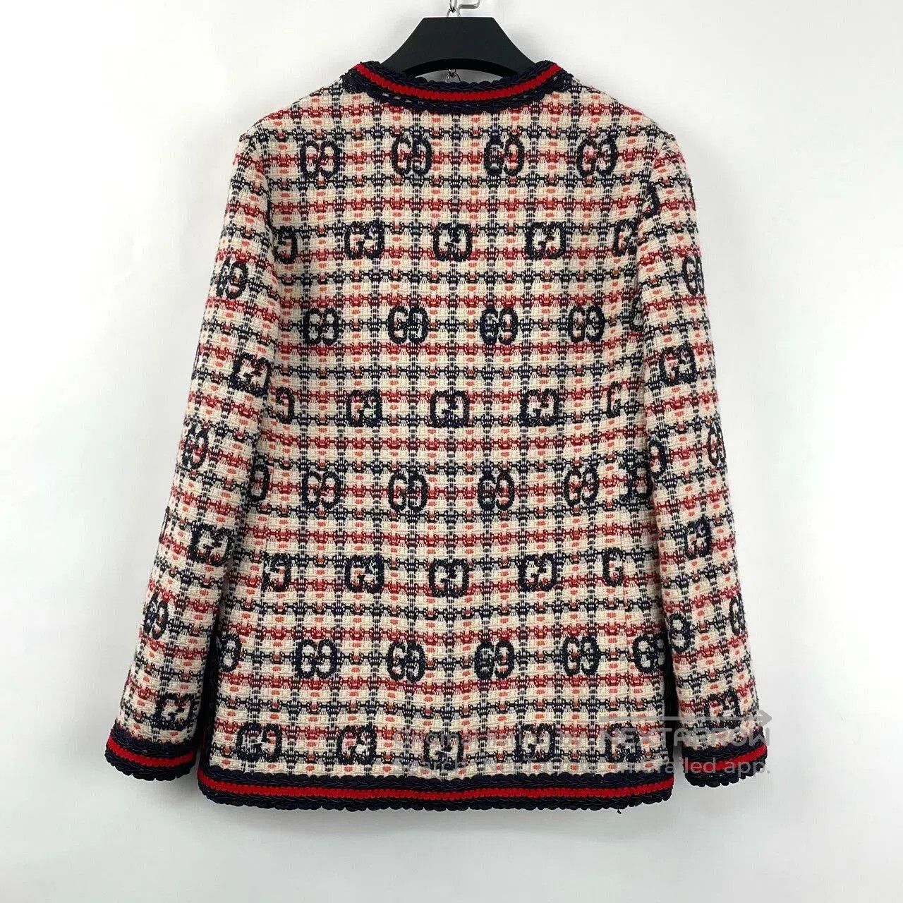 Gucci Gucci Double G Print Tweed Coat. Size XS / US 0-2 / IT 36-38 - 2 Thumbnail