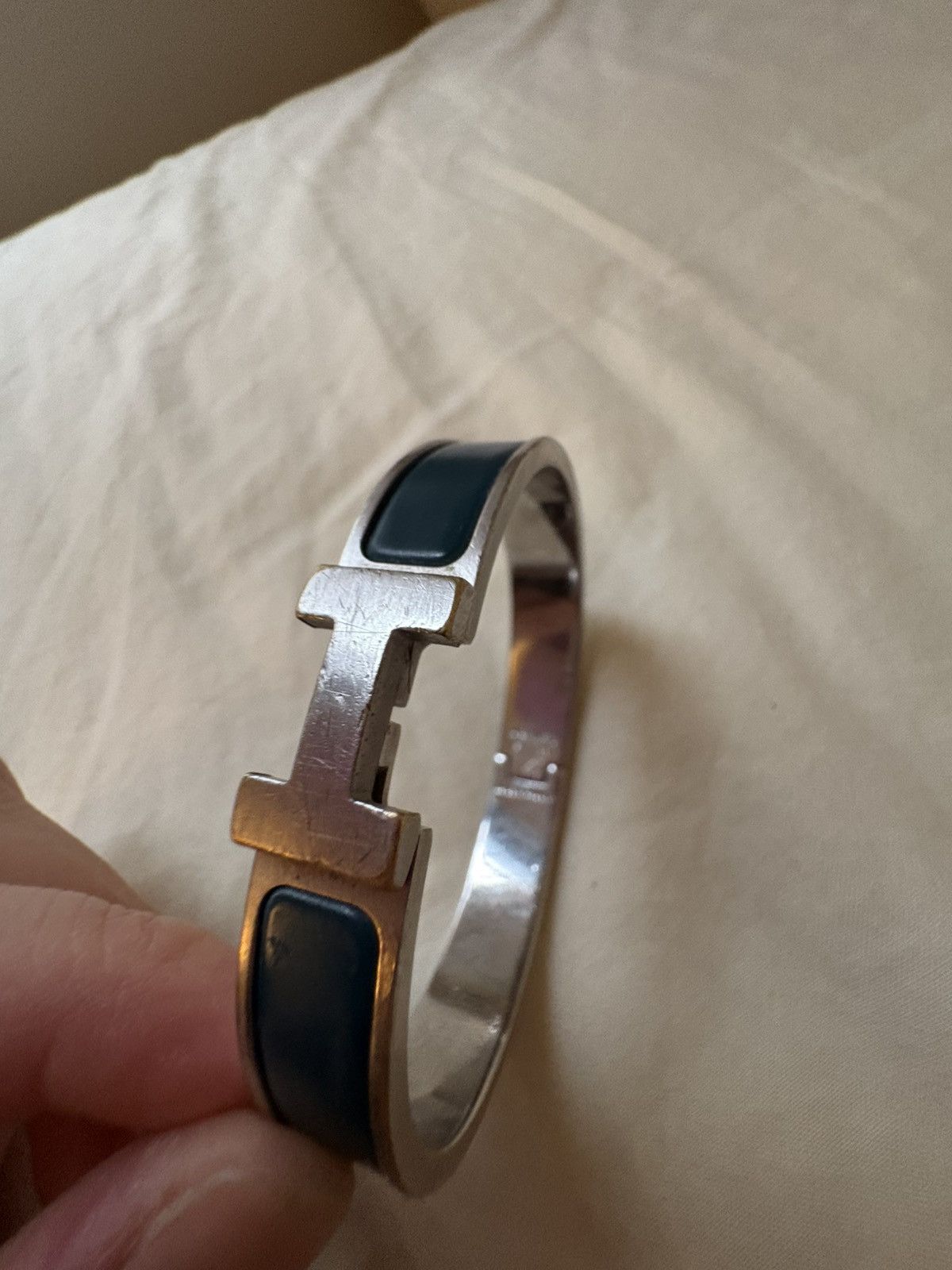 Hermes Hermès Clic Clac H Enamel Bracelet Size ONE SIZE - 2 Thumbnail