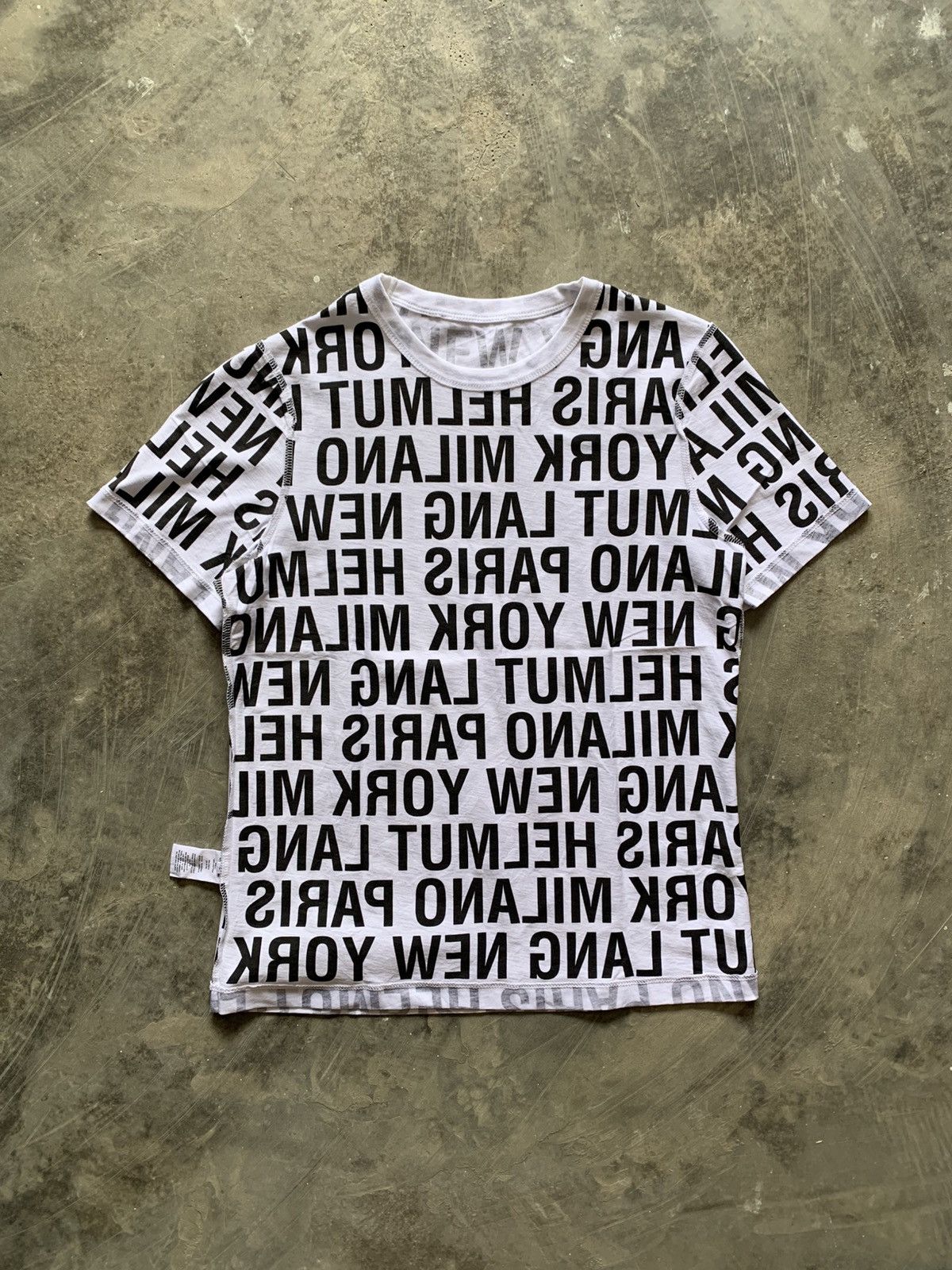 Helmut Lang Helmut Lang over print T-shirt Size US S / EU 44-46 / 1 - 3 Thumbnail